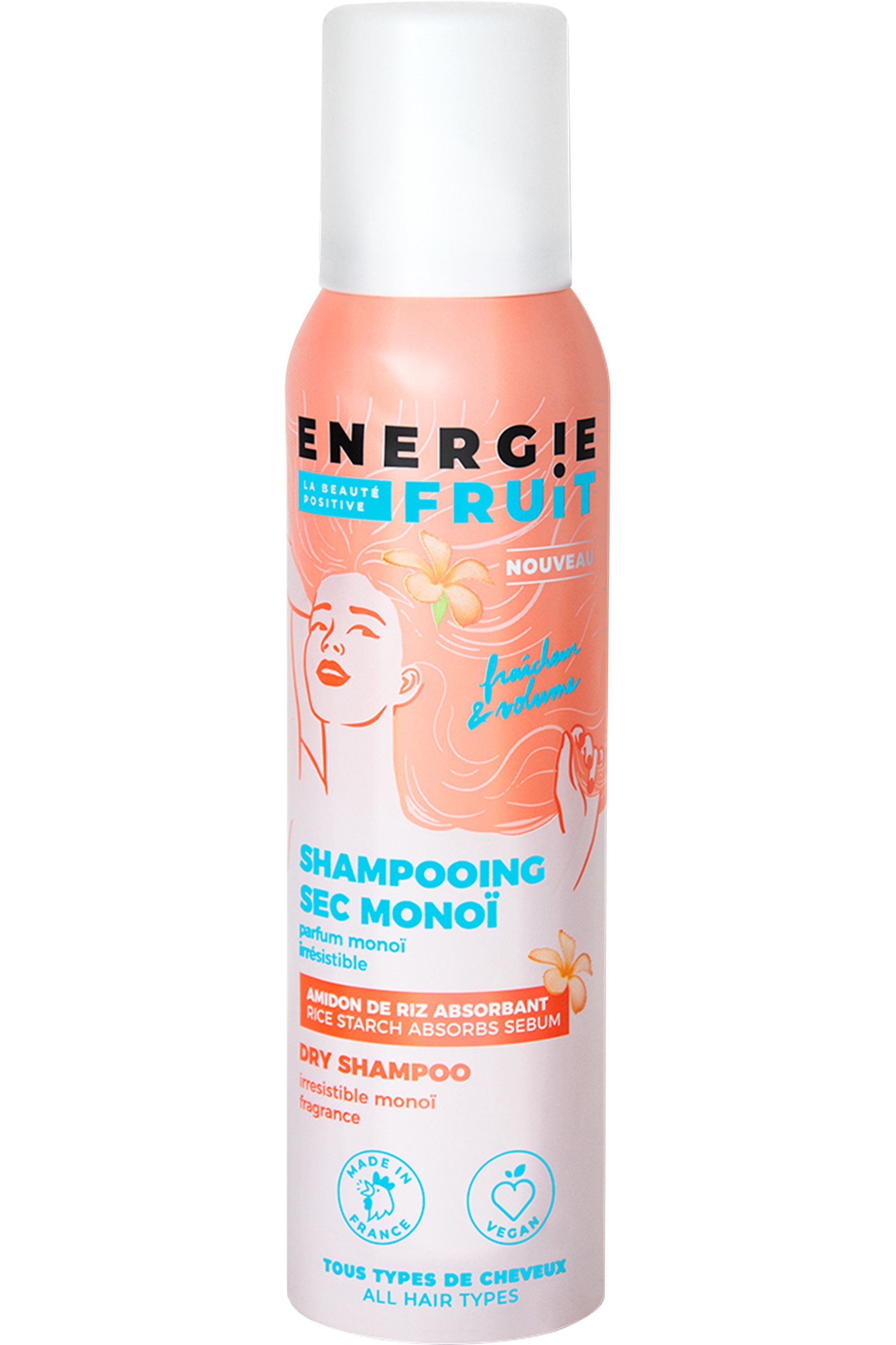 Energie Fruit Shampoing sec fraicheur volume Monoï Blissim