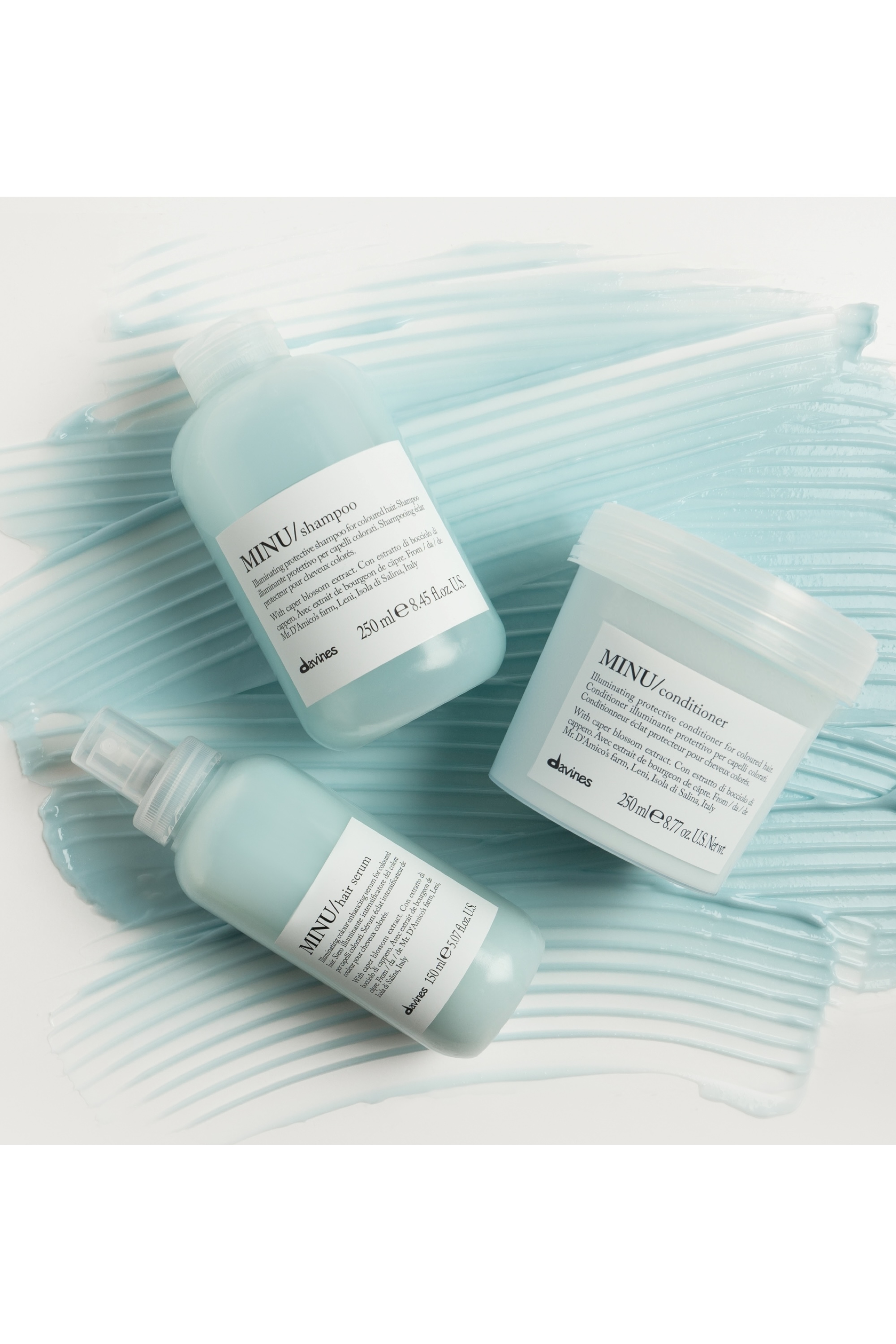 Sérum éclat pour cheveux colorés Minu