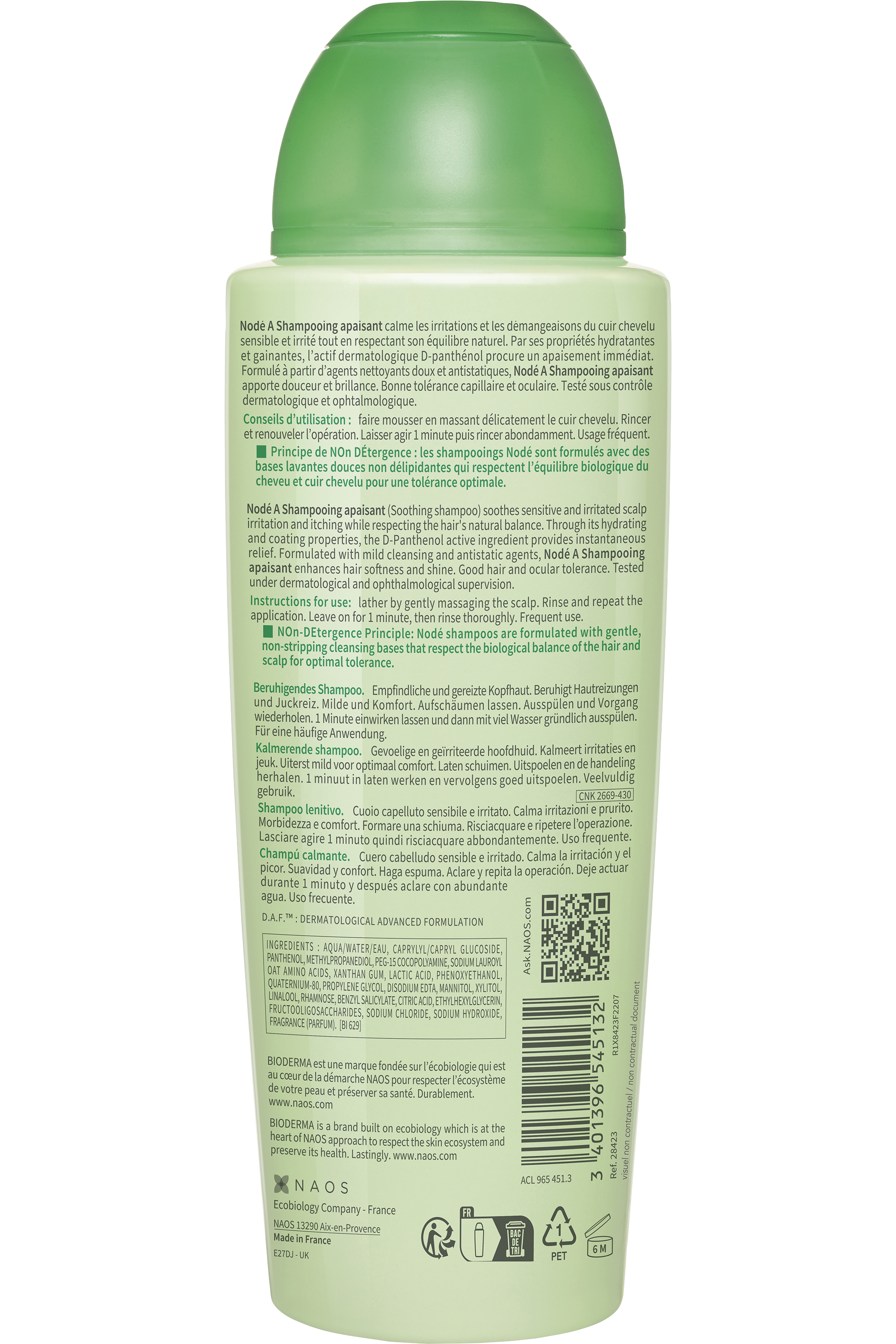 Shampoing apaisant Nodé A