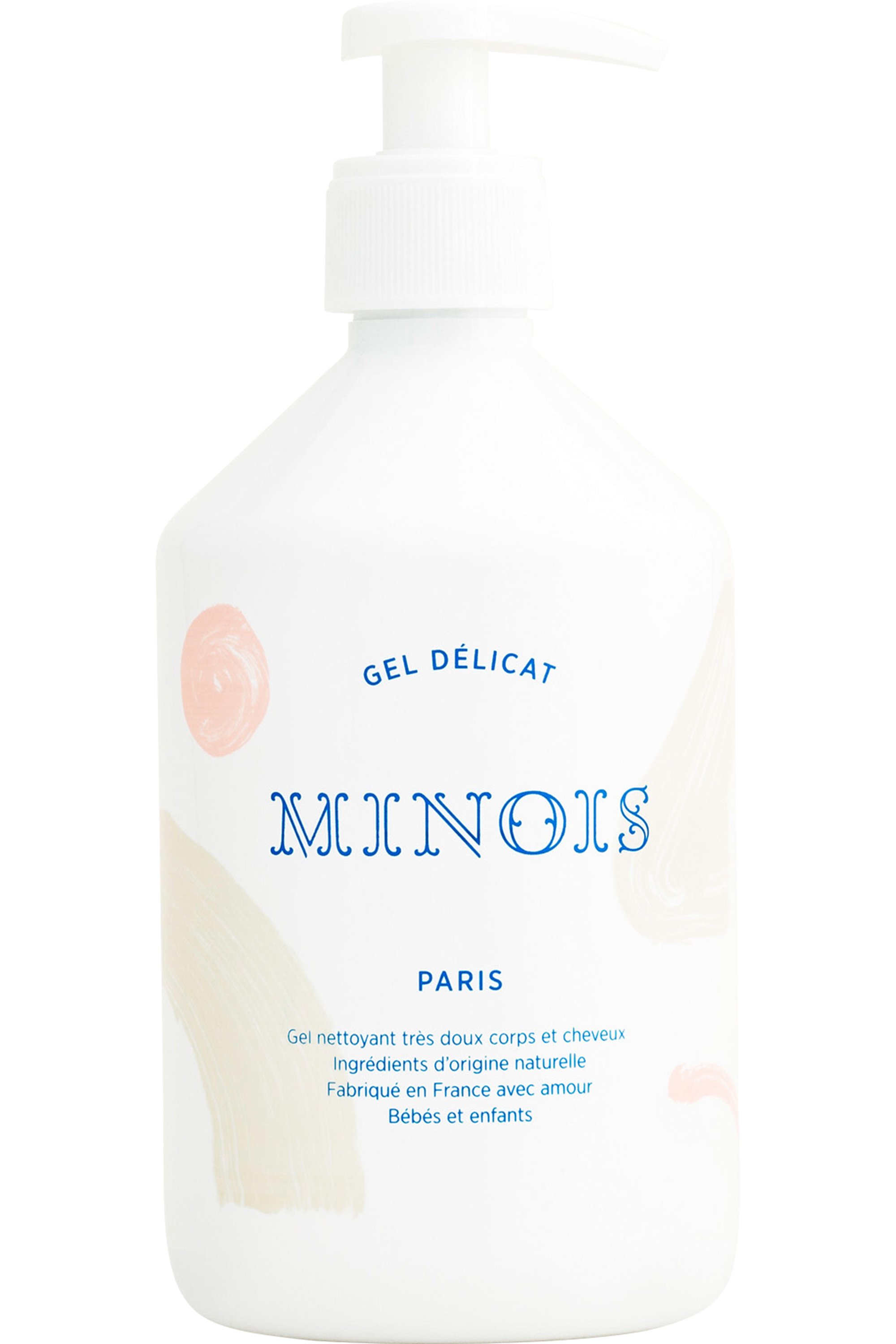 Lait Corporel Bébé Minois Paris - 500 Ml - 98,7% Ingrédients Naturels - Hydratant Non Gras - Fleur D'oranger - Made In France