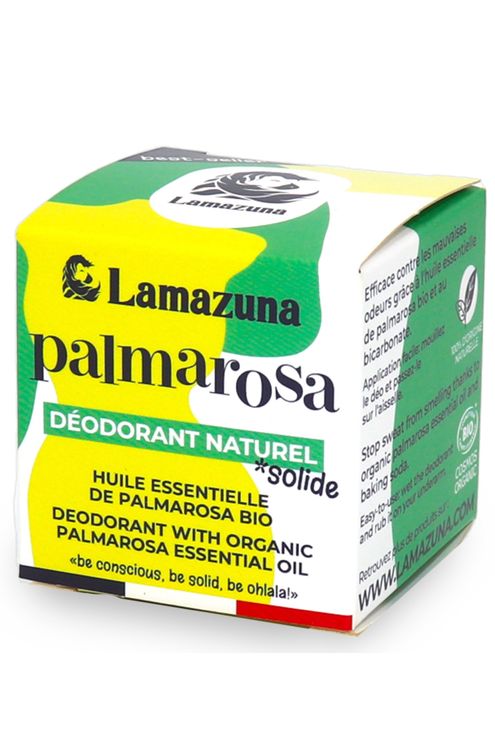 Déodorant solide à l'huile essentielle de Palmarosa