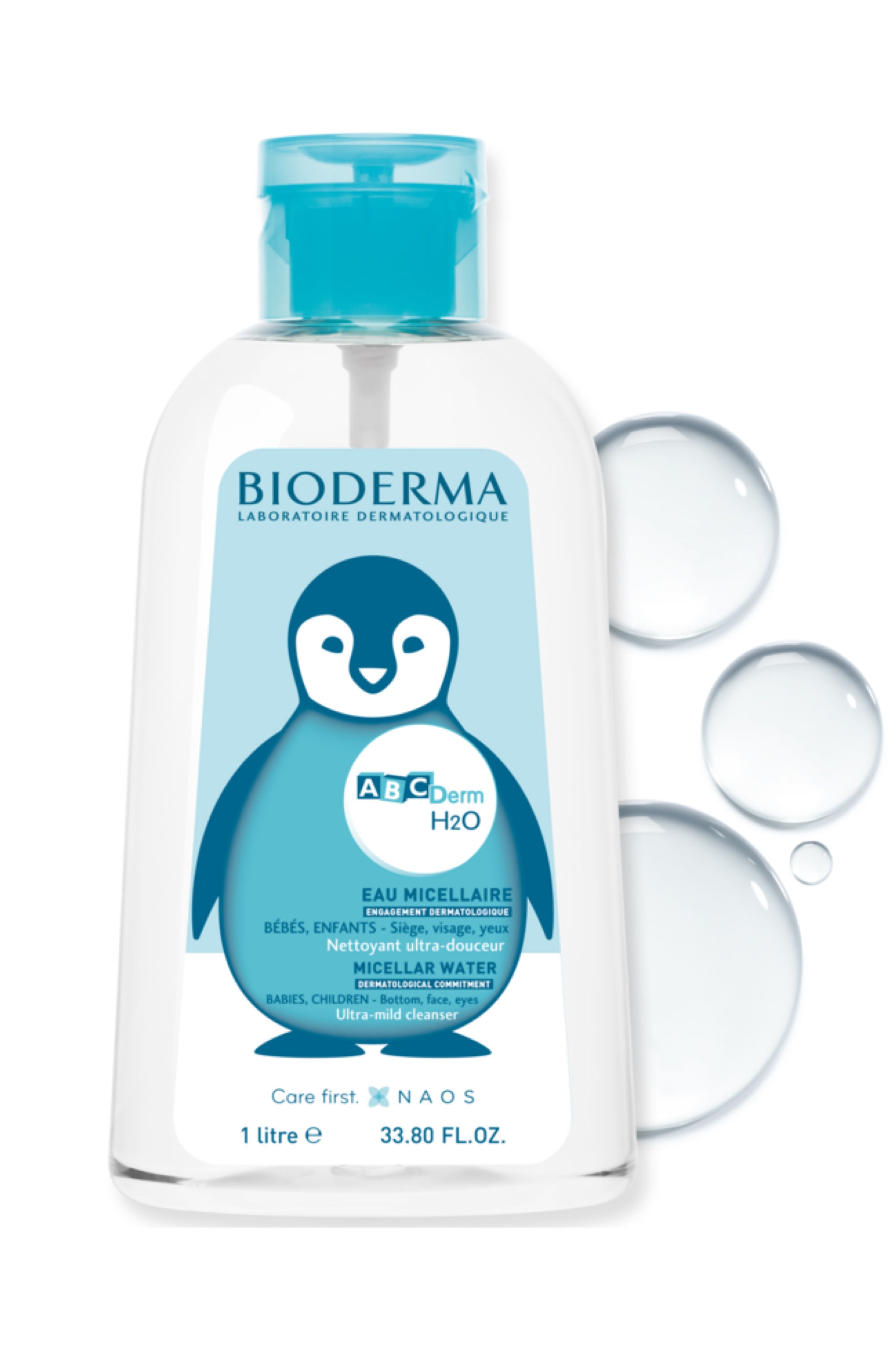 Eau micellaire bébé & enfant ABCDerm H2O