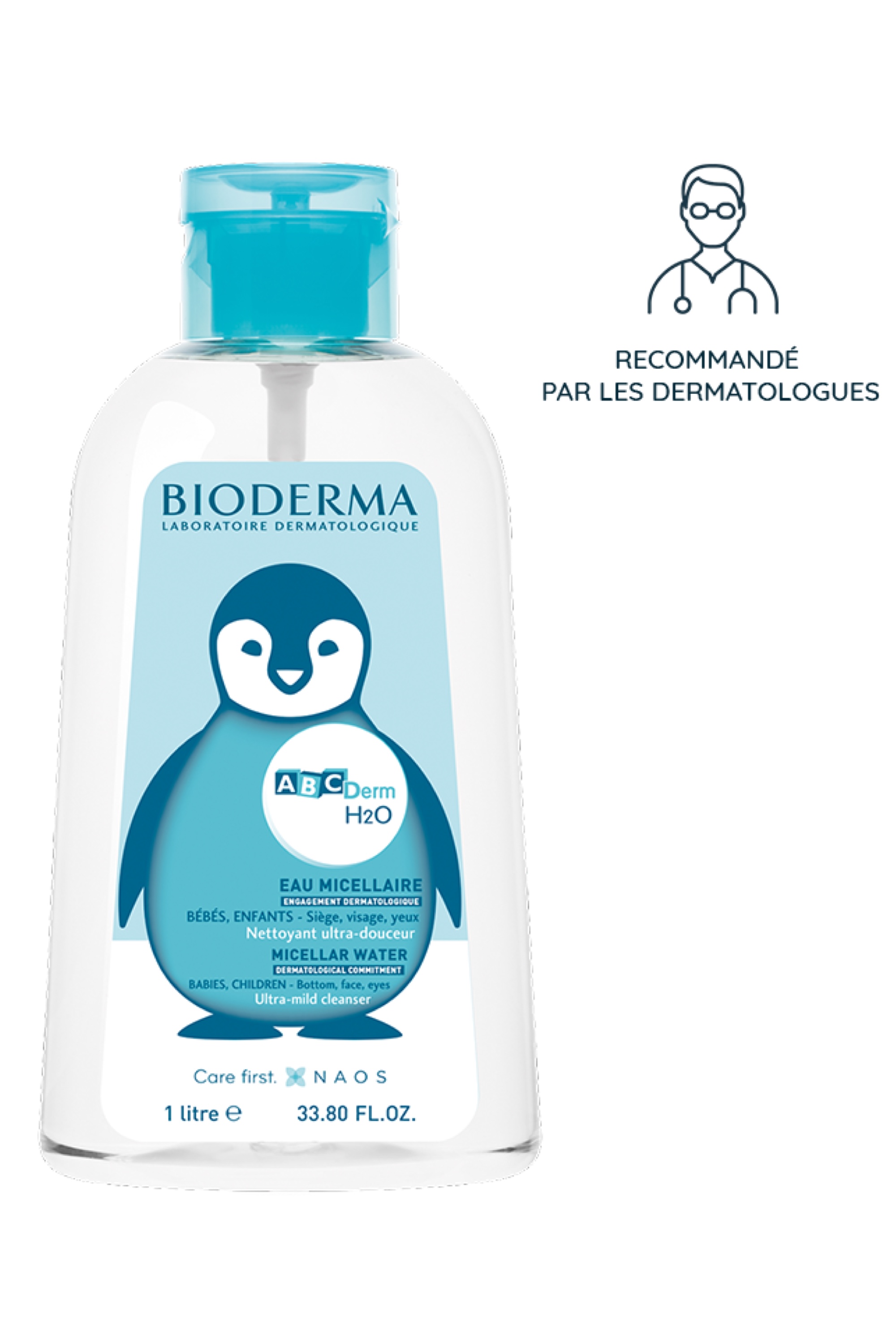 Eau micellaire bébé & enfant ABCDerm H2O