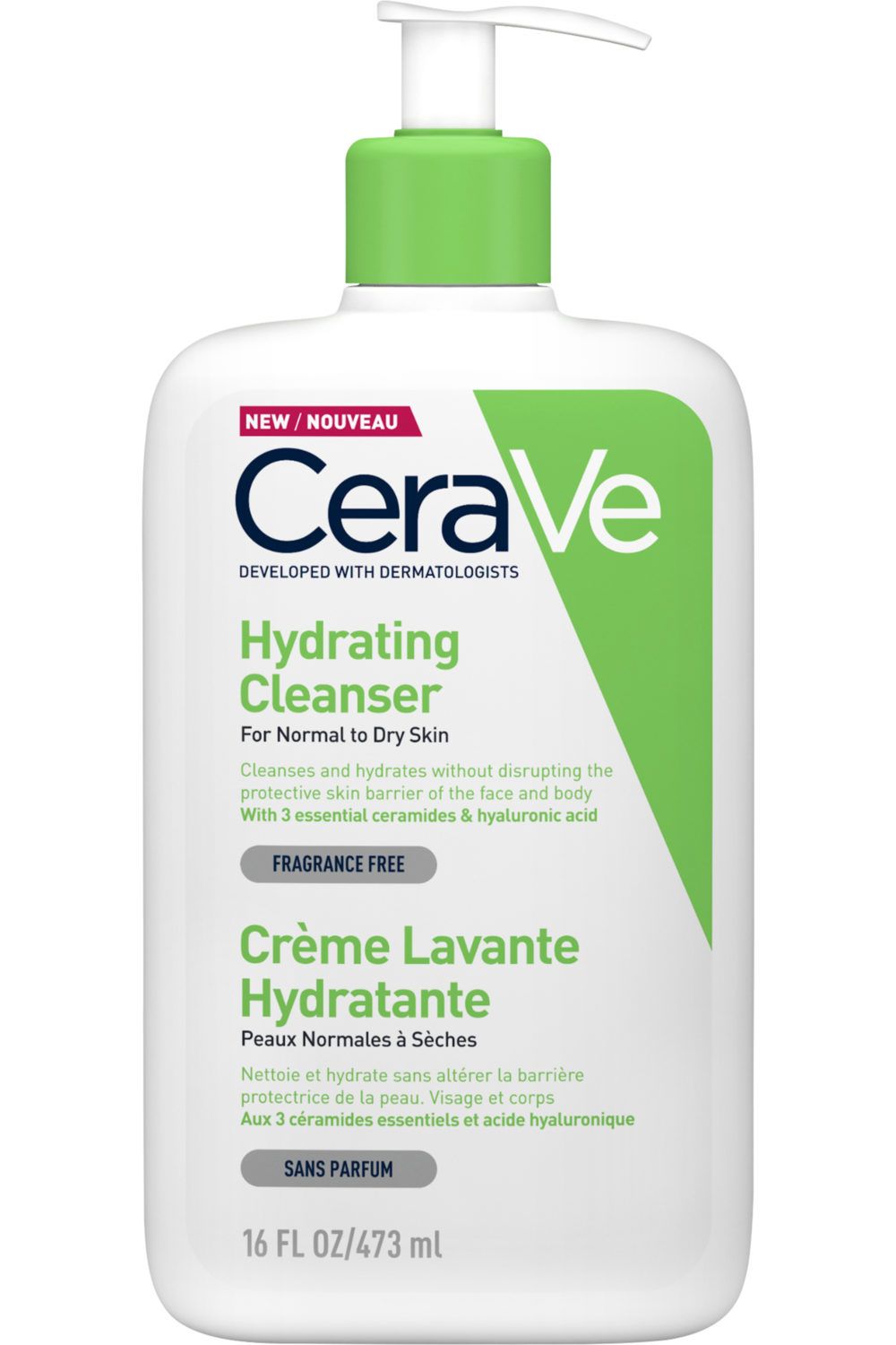 CeraVe - Crème Lavante Hydratante 473ml