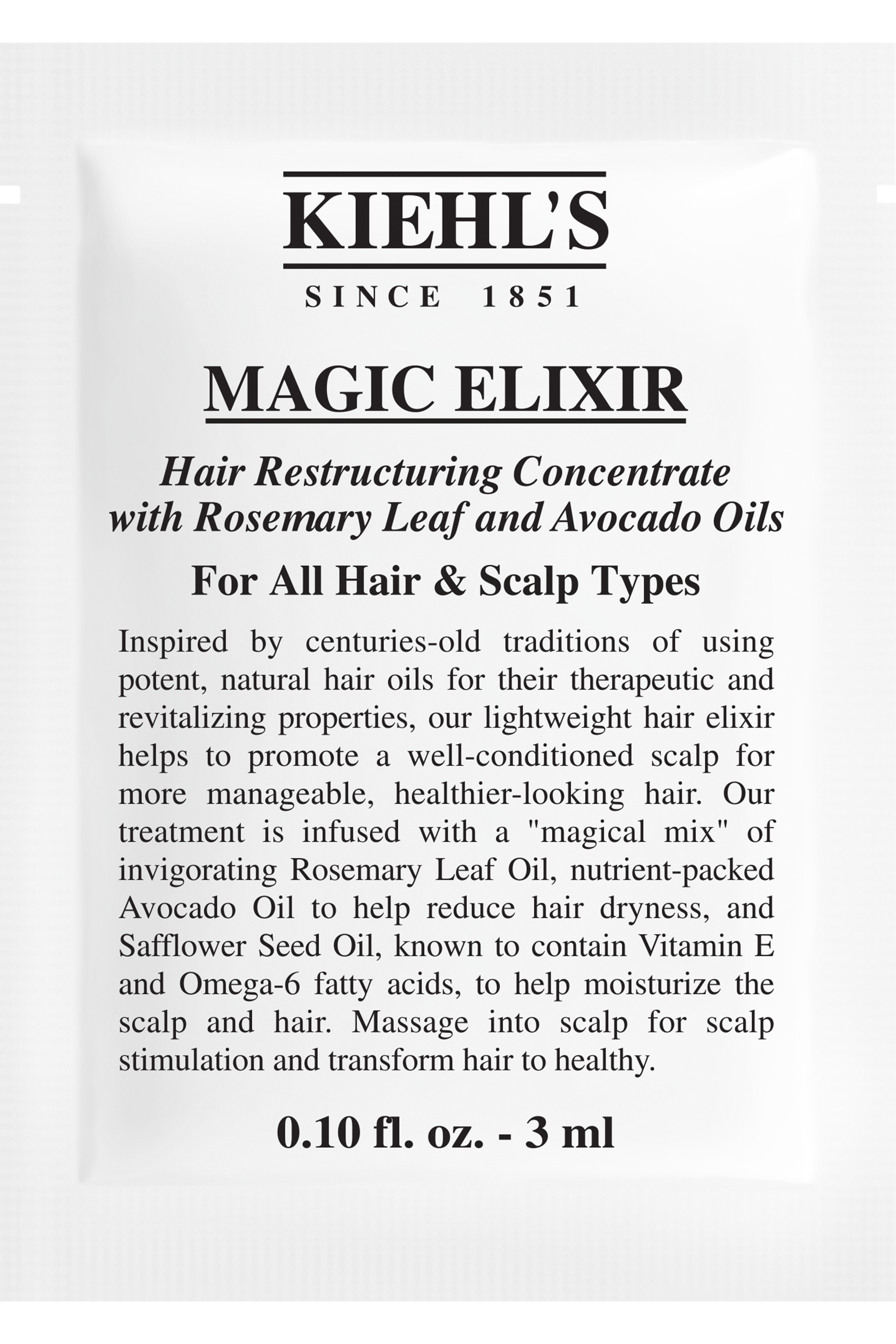 Concentré restructurant aux huiles naturelles Magic Elixir