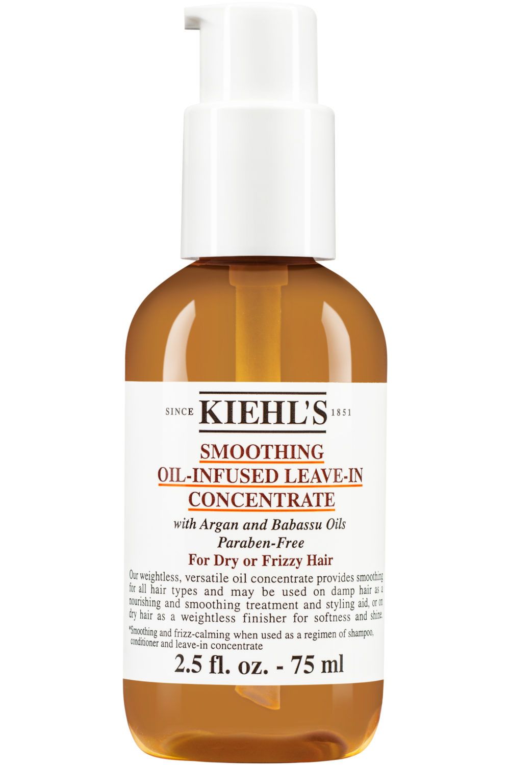 Kiehl's - Soin concentré pour cheveux secs et crépus Smoothing Oil-Infused