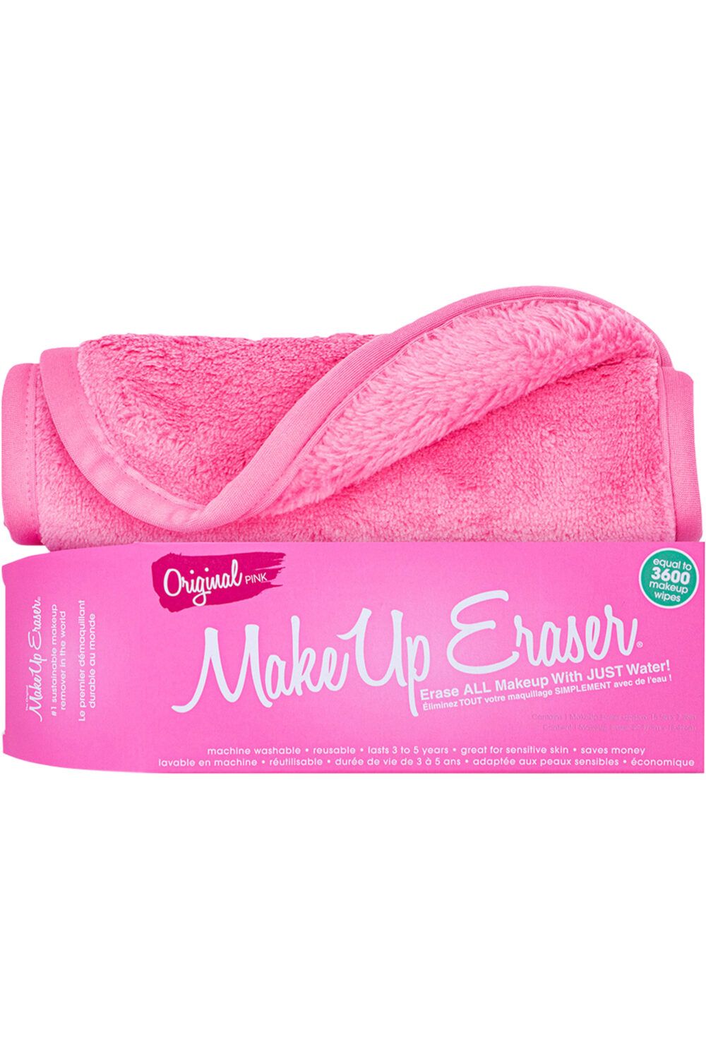 Makeup Eraser - Serviette démaquillante réutilisable Original Pink