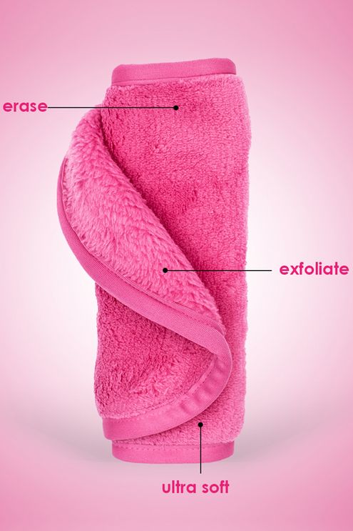 Makeup Eraser - Serviette démaquillante réutilisable Original Pink - Blissim