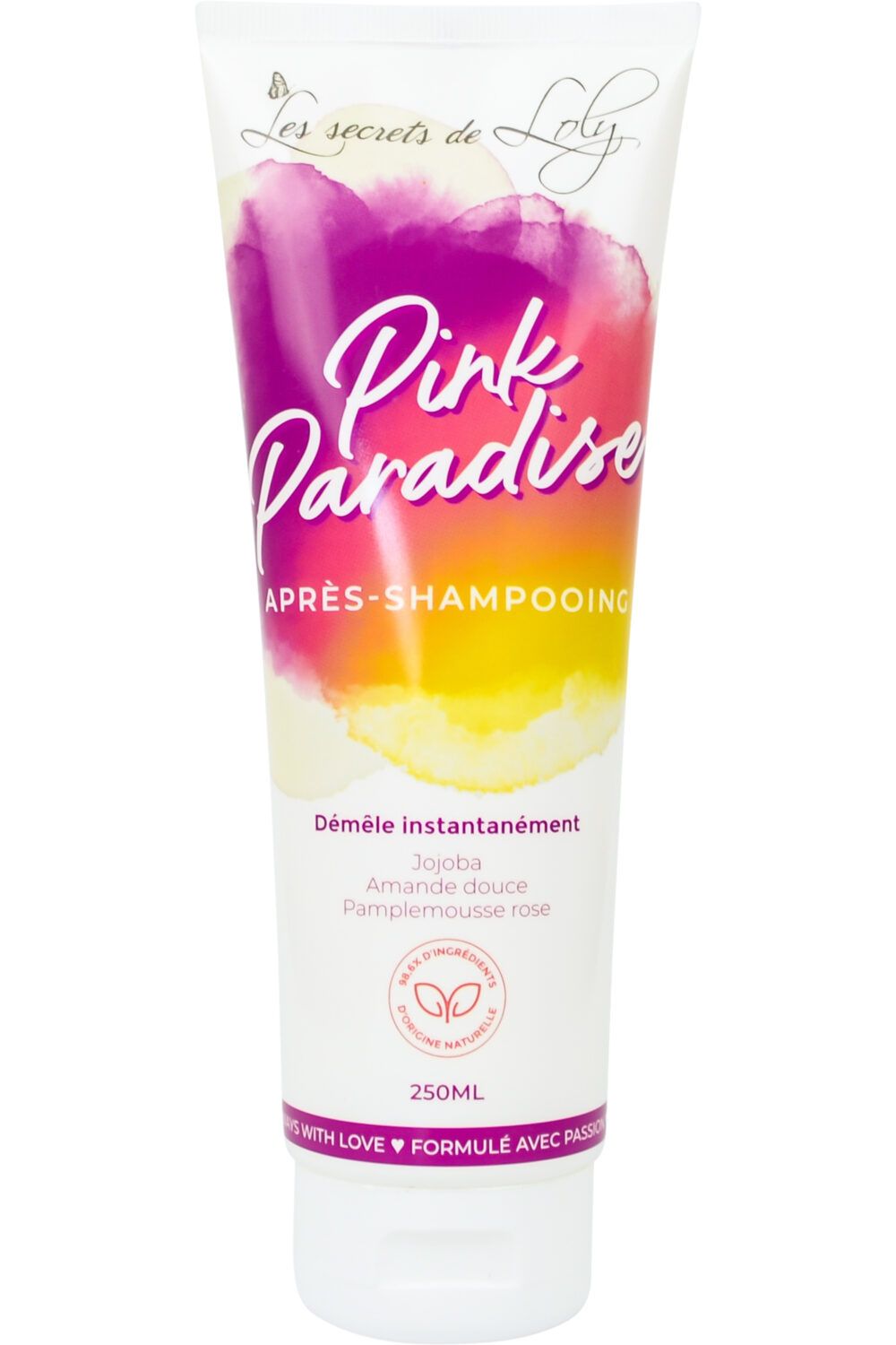 Les Secrets de Loly - Après-shampoing démêlant Pink Paradise