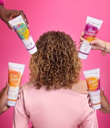 Routine cheveux bouclés