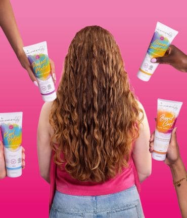 Routine cheveux ondulés