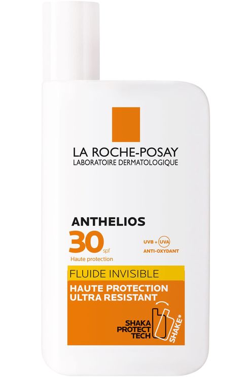 Crème solaire visage pocket fluide invisible SPF30 avec parfum Anthelios