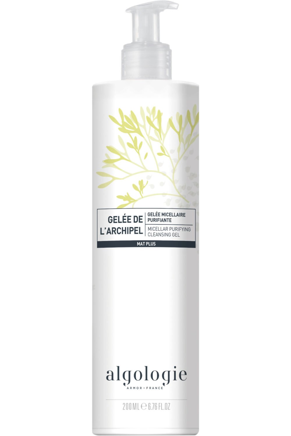 ALGOLOGIE  Archipel D&eacute;maquillant Purifiant Matifiant Flacon-pompe 200ml