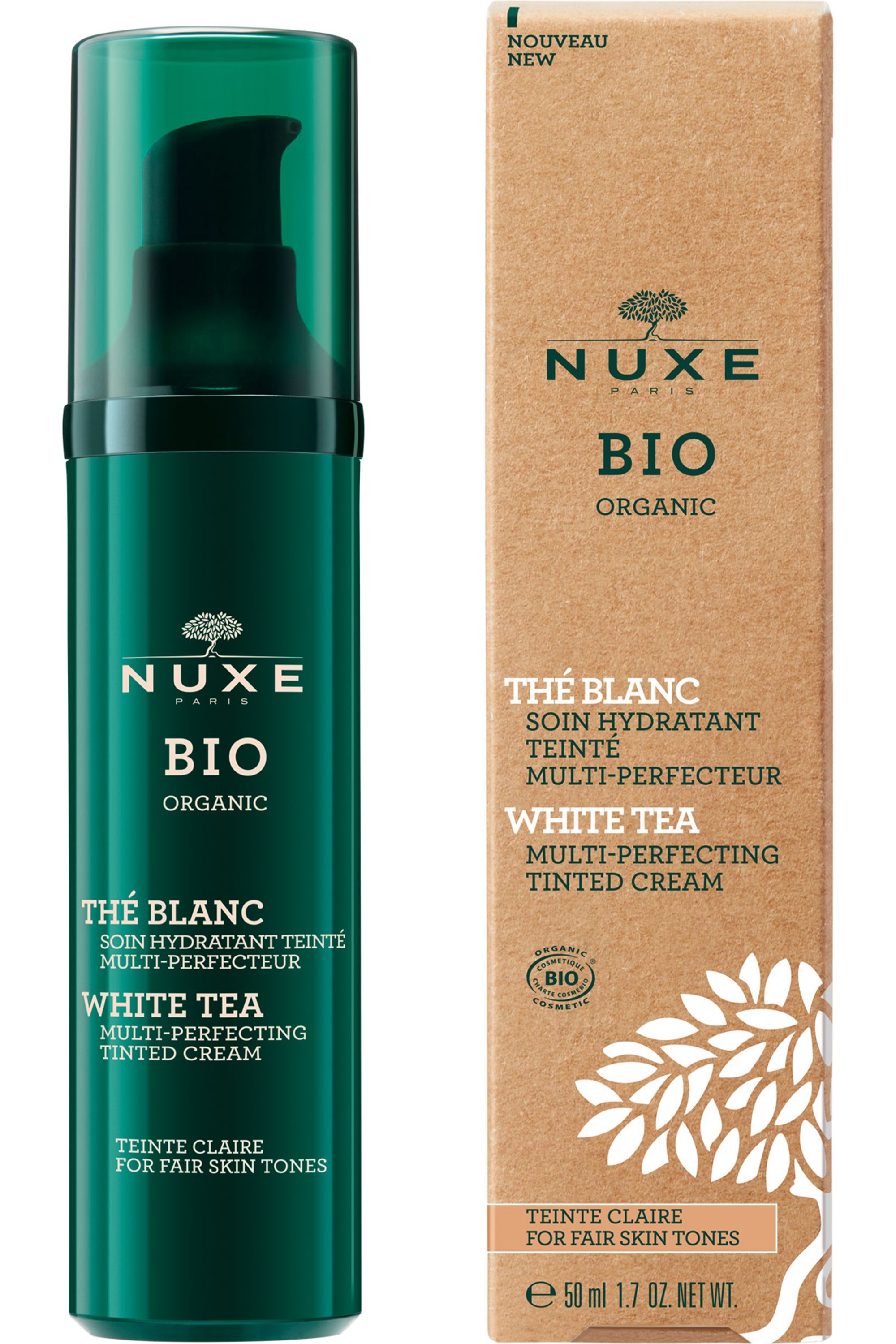 Nuxe - Soin hydratant multi-perfecteur teinté Nuxe Bio - Blissim