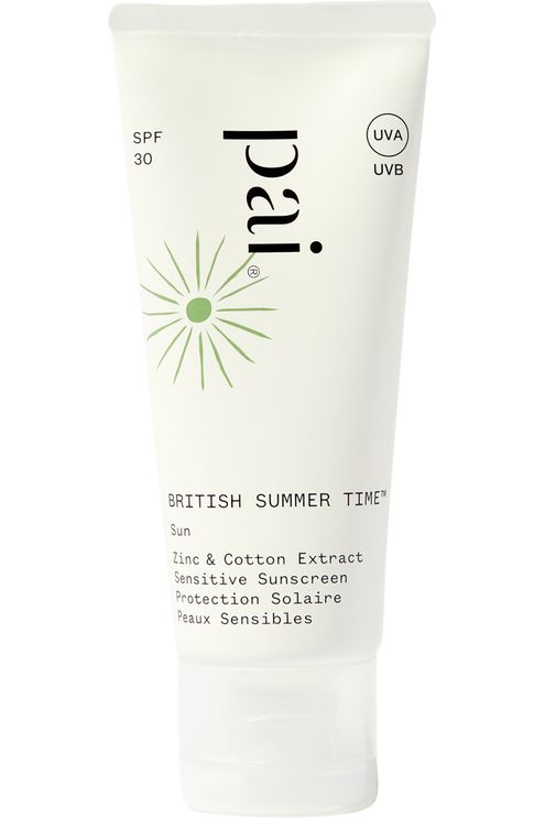 Crème solaire minérale visage SPF30 peaux sensibles British Summer Time