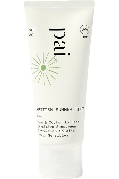 Crème solaire minérale visage SPF30 peaux sensibles British Summer Time