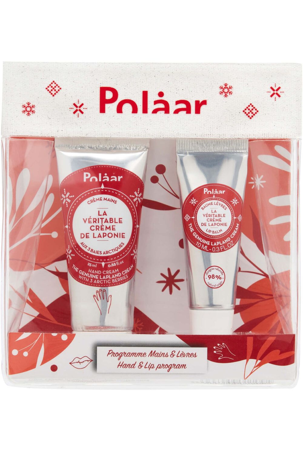 Polaar - Kit crèmes mains et baume lèvres Laponie