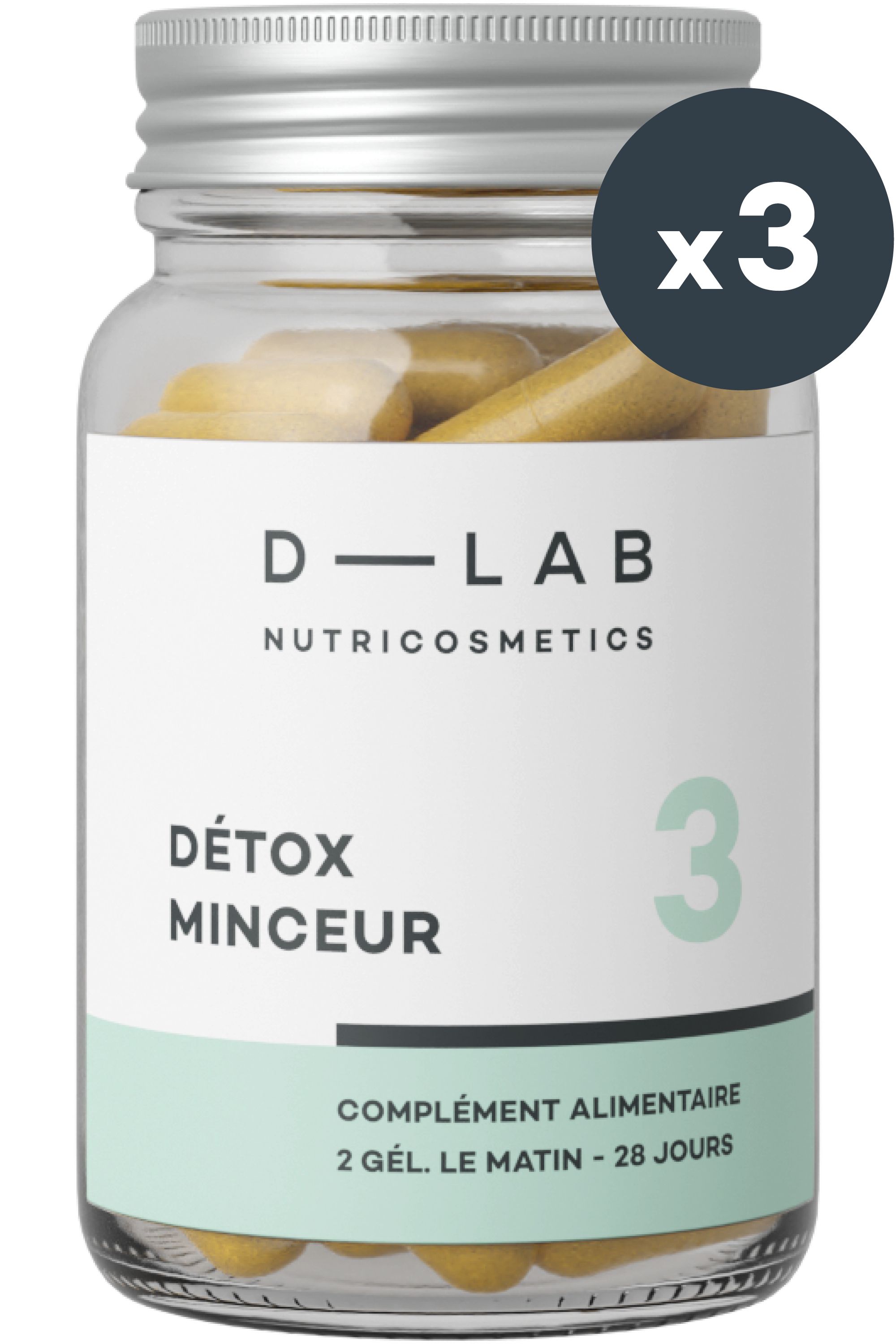 D-LAB Nutricosmetics - Complément alimentaire Détox Minceur