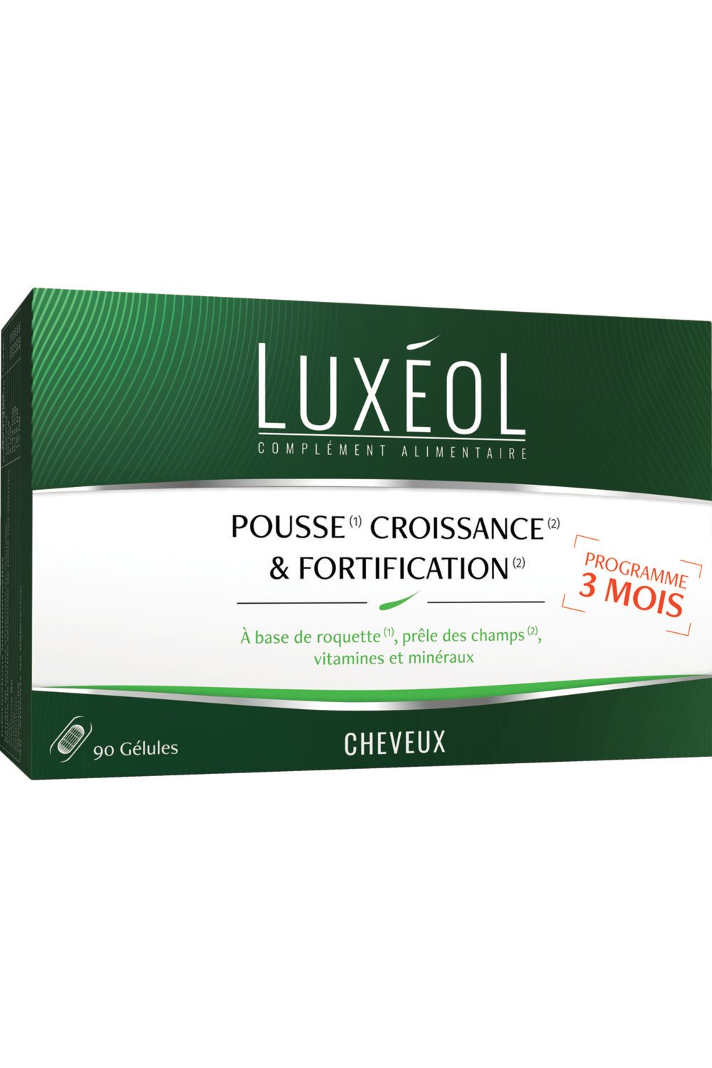 Luxéol - Compléments alimentaires croissance & fortification des cheveux 3 mois