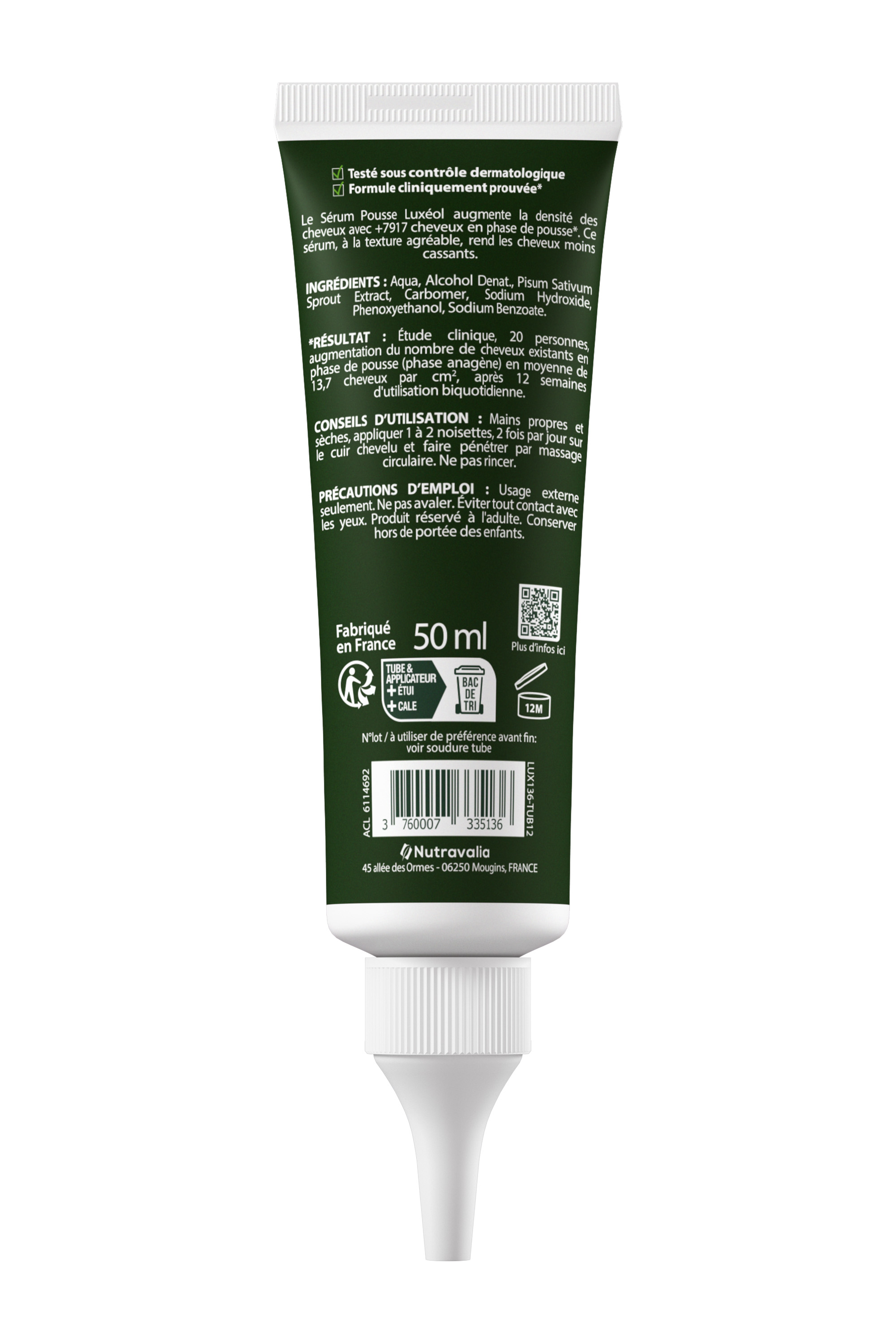 Sérum pousse de cheveux