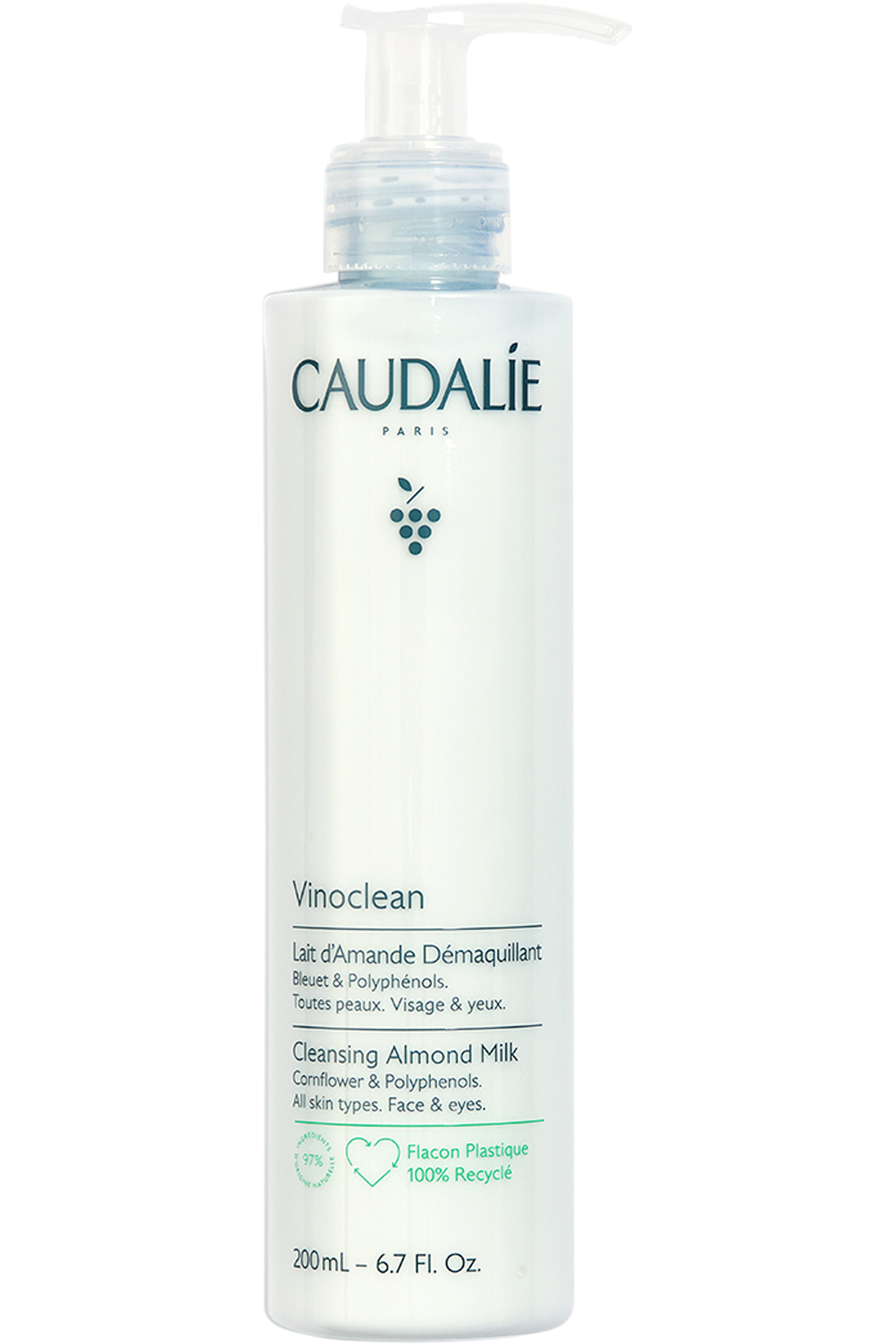 Lait d'amande démaquillant Vinoclean