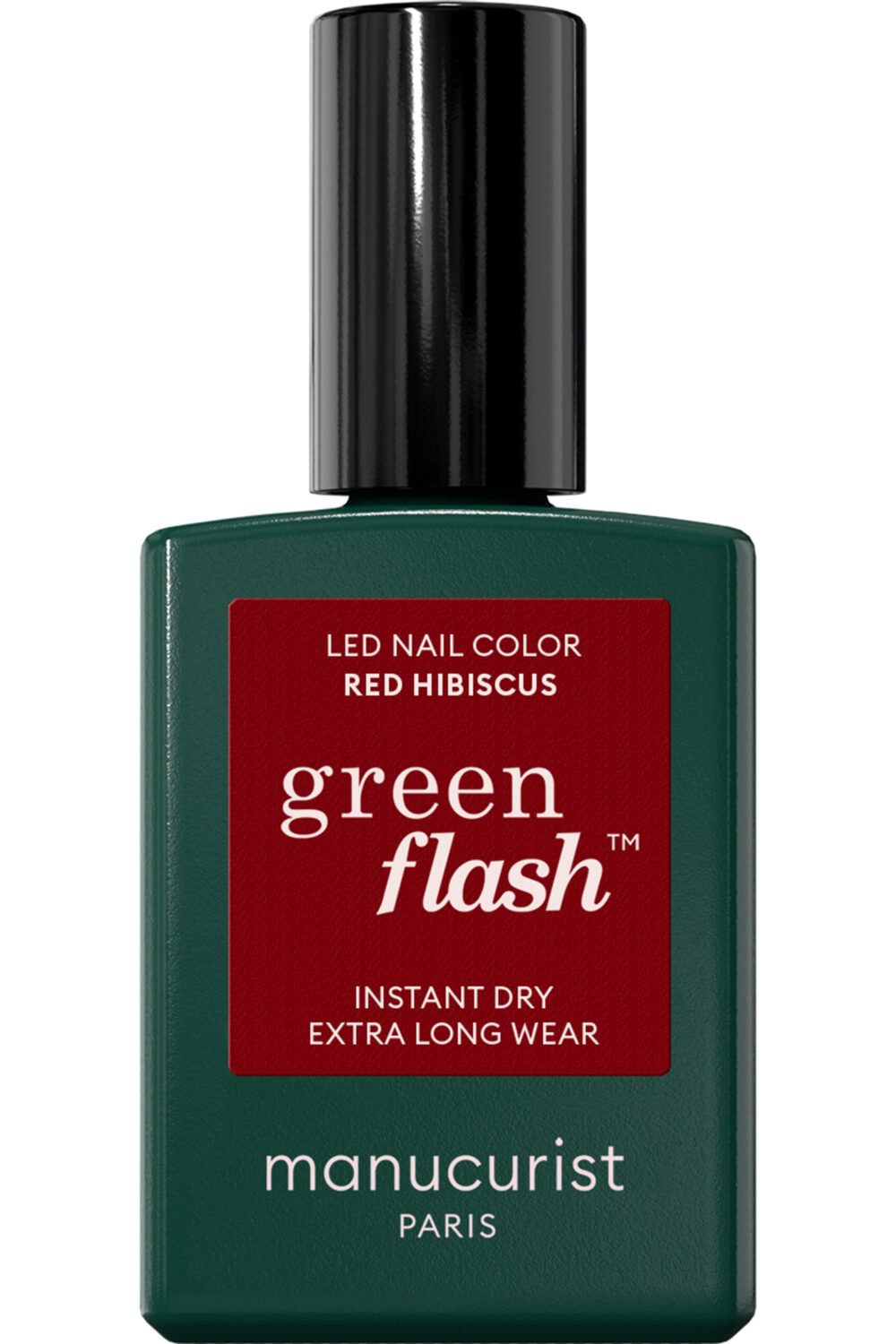 Manucurist - Vernis semi-permanant Green Flash Red Hibiscus