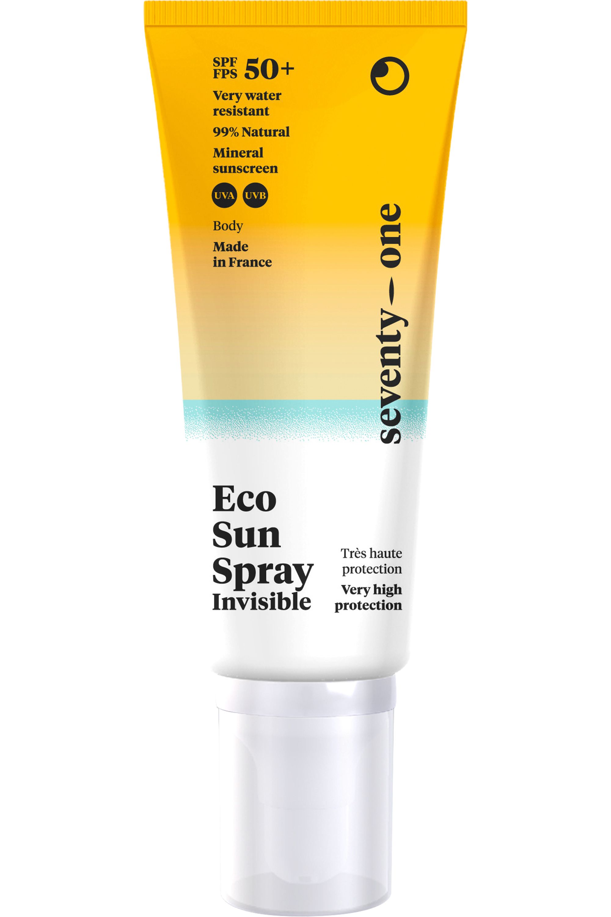 Seventy One Percent - Crème solaire visage & corps minérale spray invisible SPF50+ - Blissim