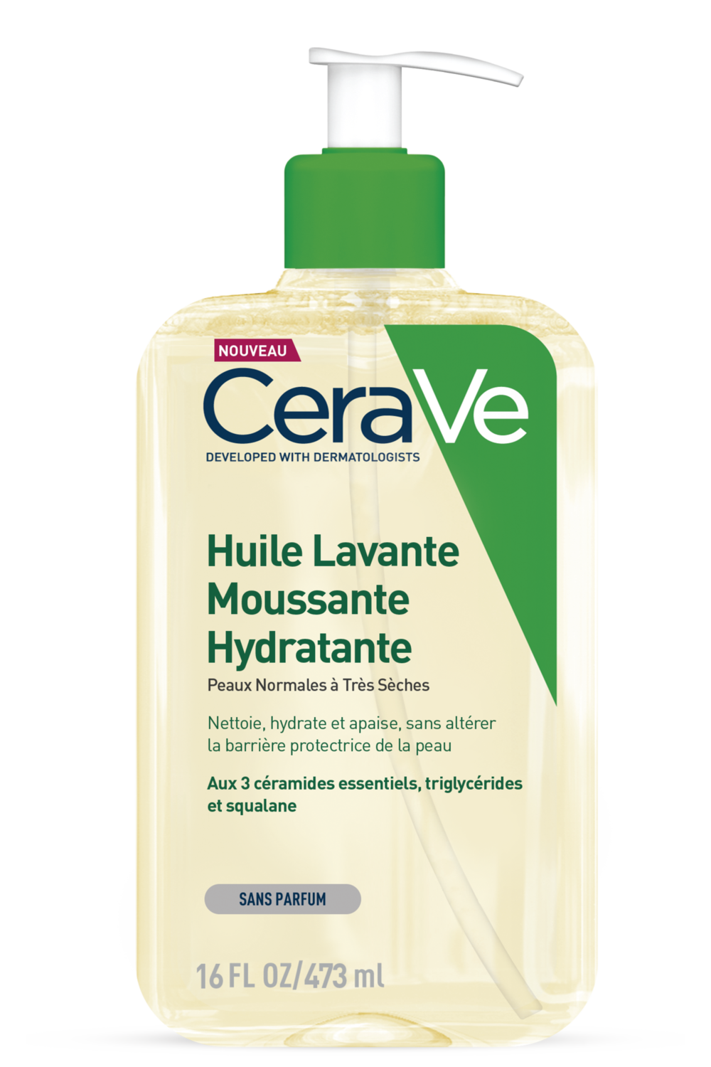 CeraVe - Huile lavante moussante hydratante 473mL