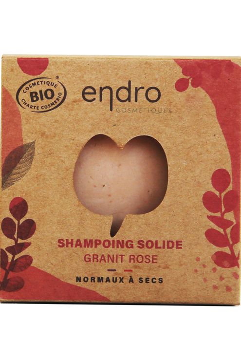 Shampoing solide cheveux normaux à secs Granit rose