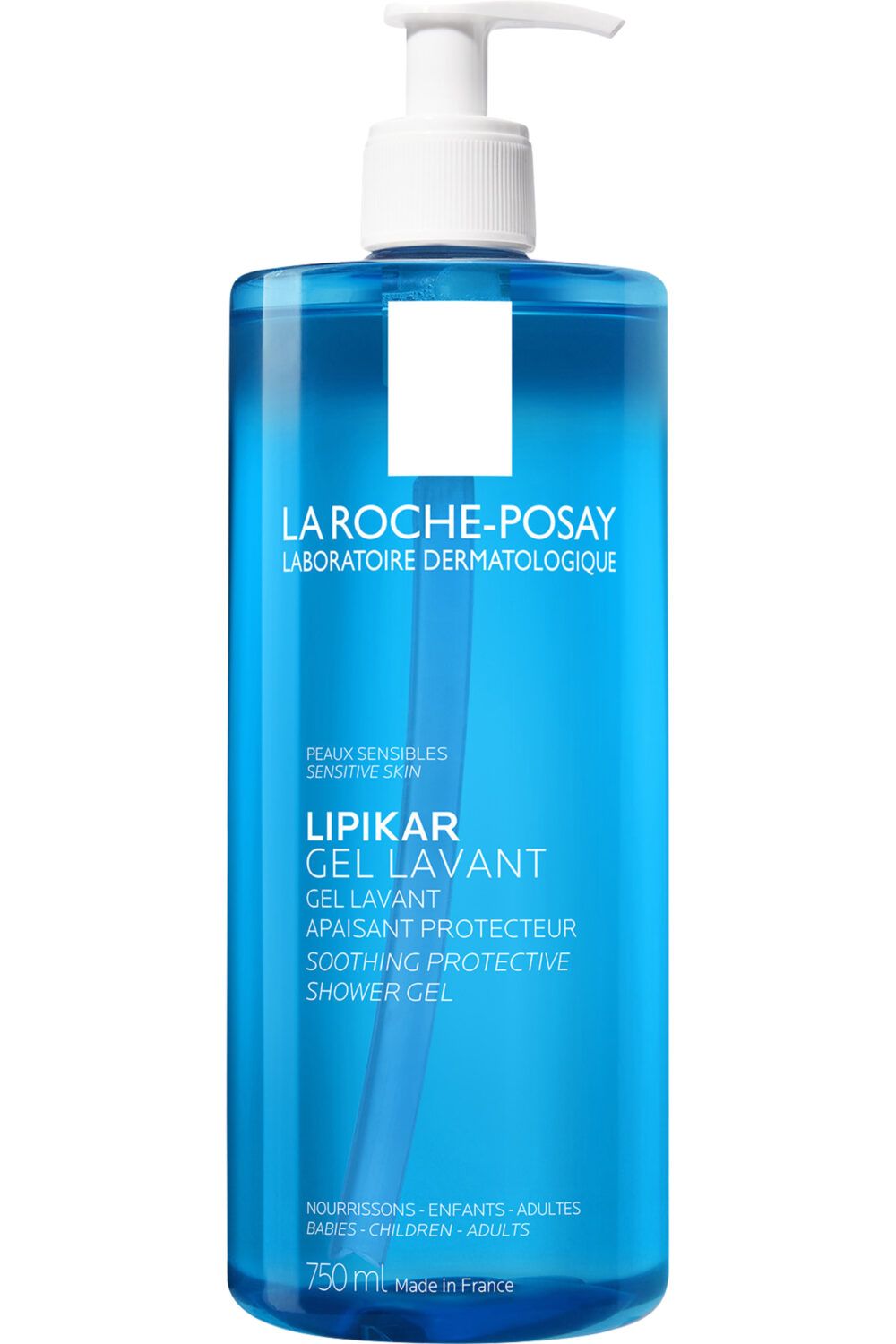 La Roche-Posay - Gel douche lavant apaisant pour peaux sensibles Lipikar 750mL