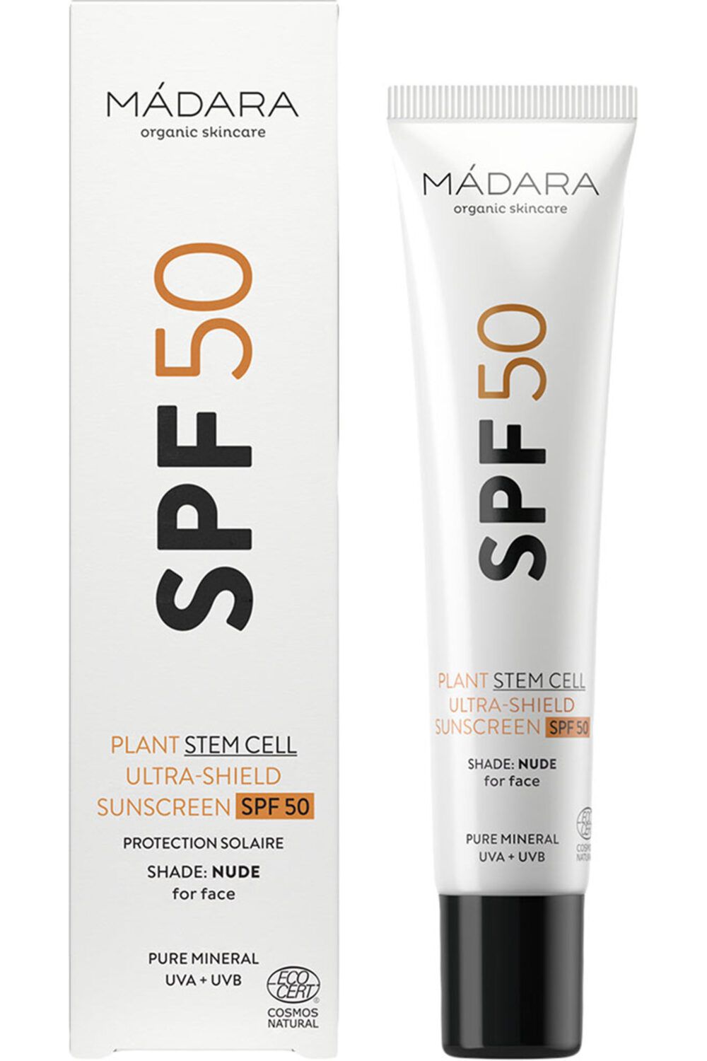 Mádara Cosmetics - Crème solaire minérale SPF50 visage