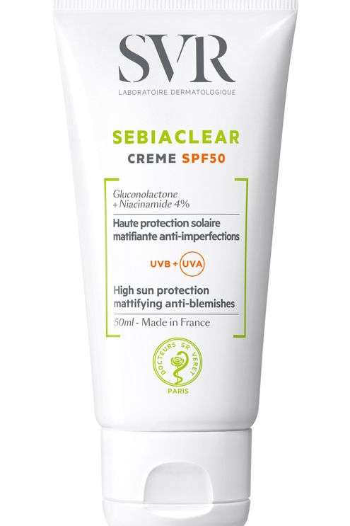 Protection solaire matifiante anti-imperfections Sebiaclear Creme SPF50