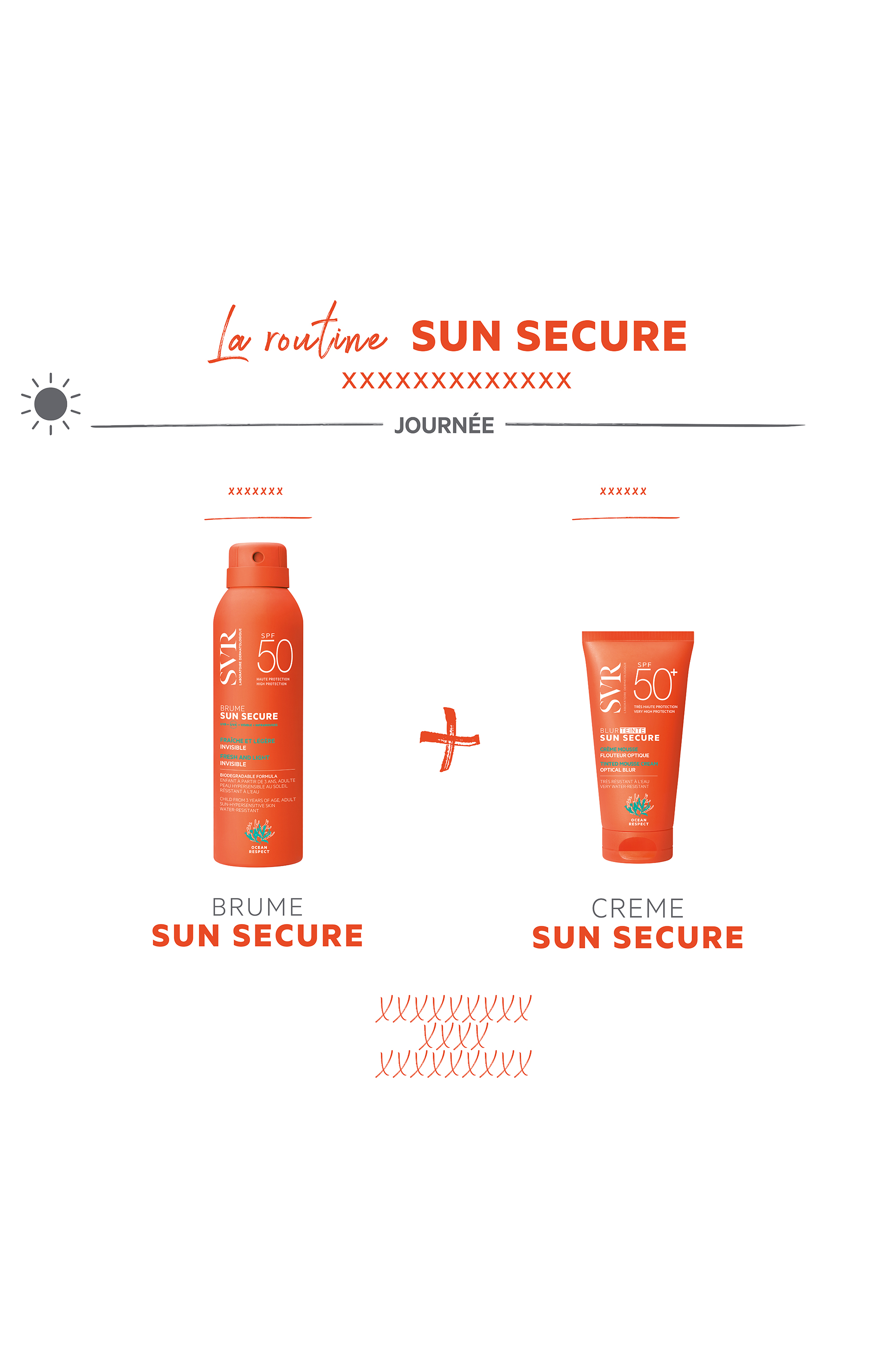 Crème solaire biodégradable & hydratante SPF50+ Sun Secure
