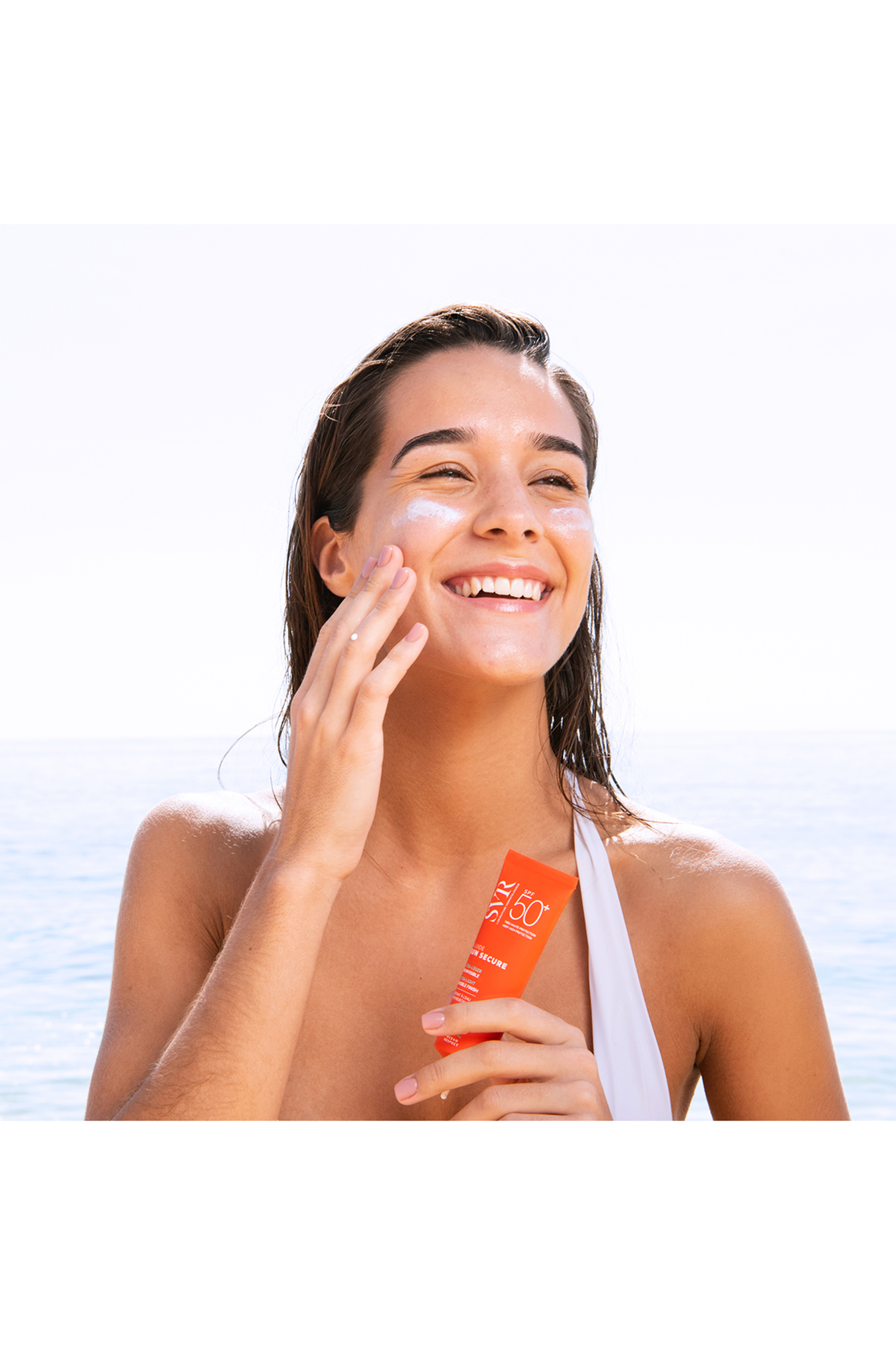 Fluide solaire non gras fini invisible SPF50+ Sun Secure