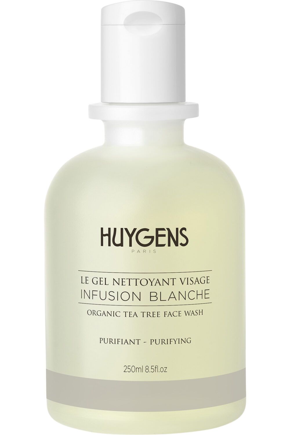 Huygens - Gel nettoyant visage purifant Infusion Blanche 250mL