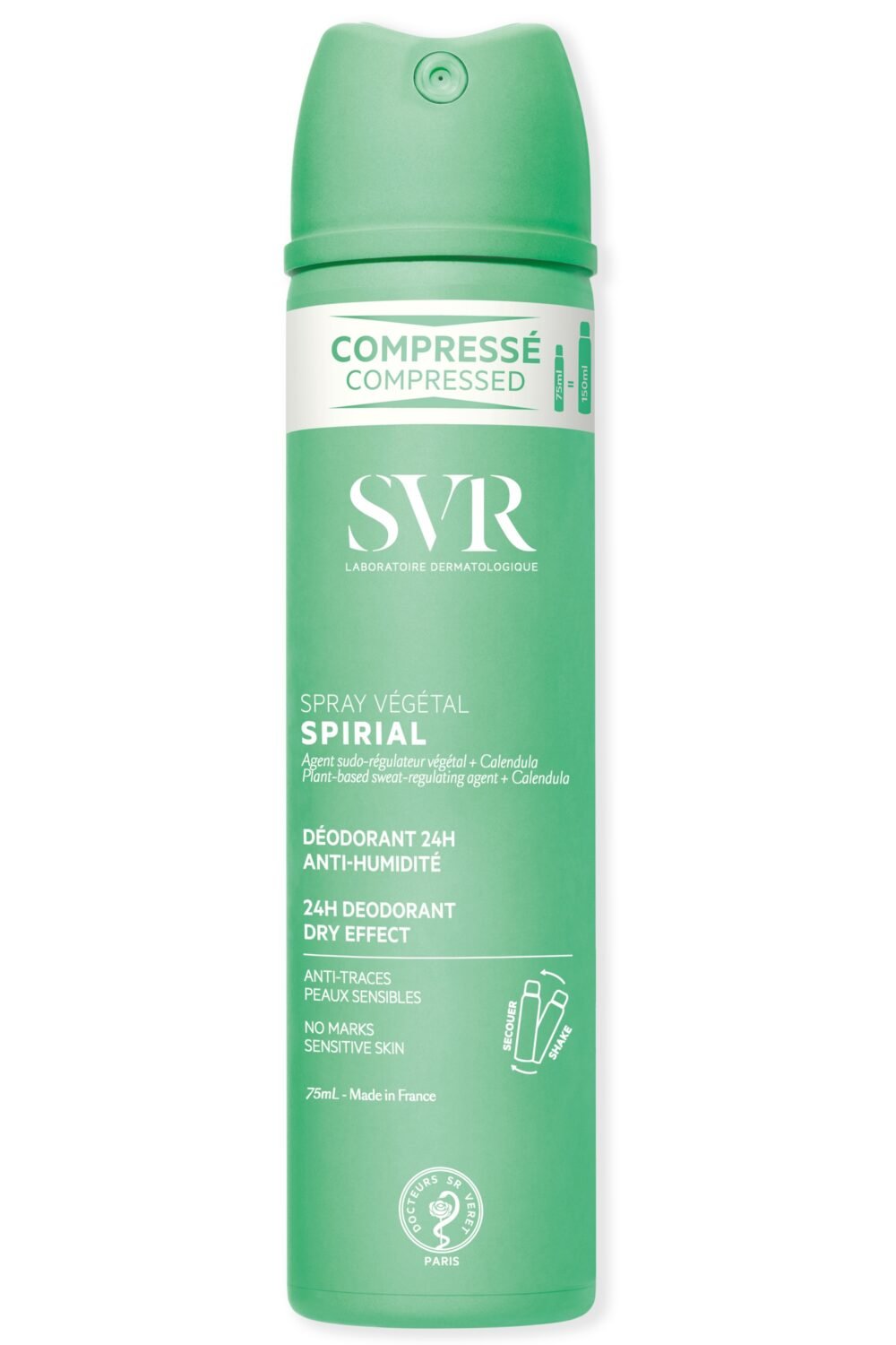 SVR - Déodorant anti-humidité 48H Spirial Spray Végétal