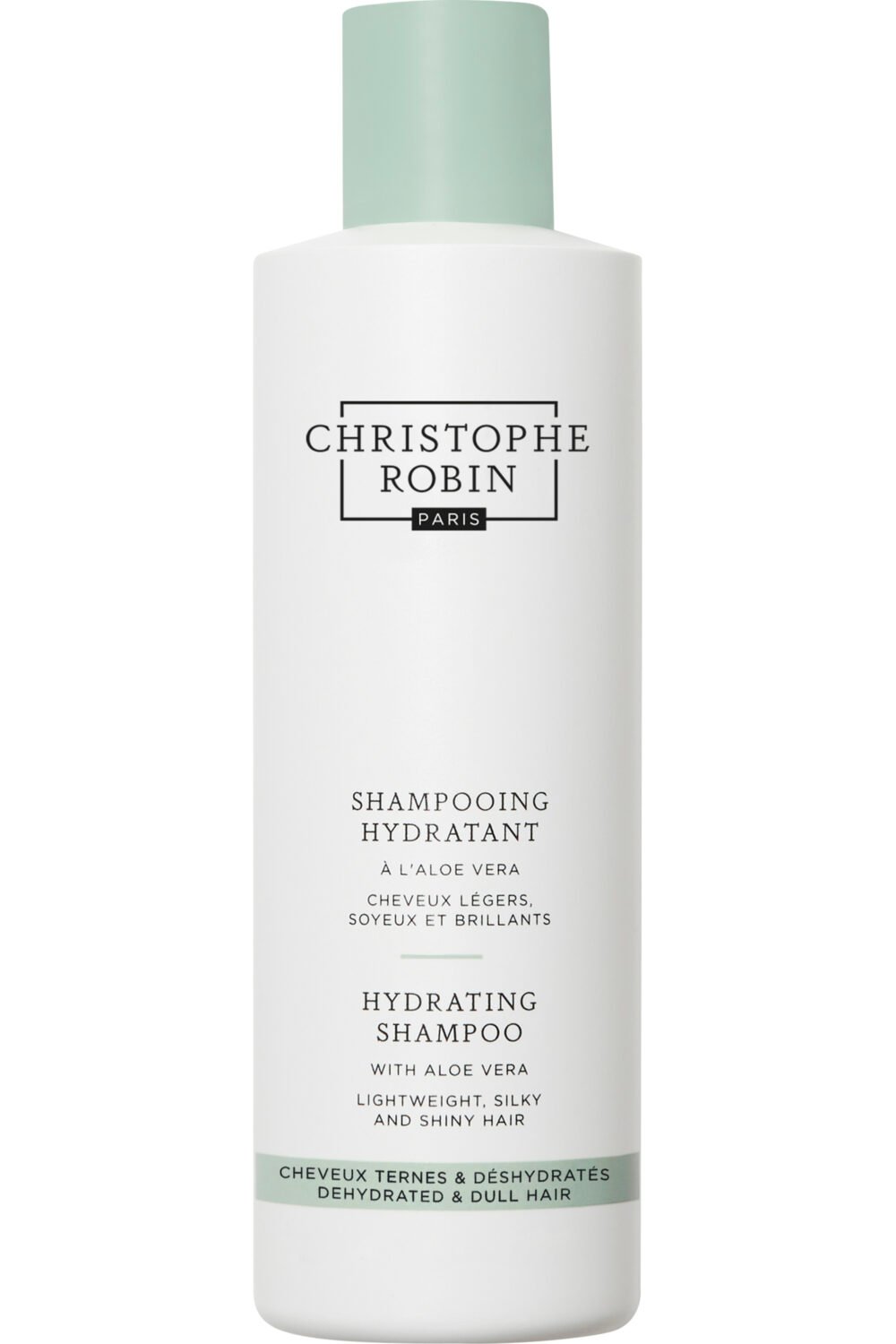 Christophe Robin - Shampooing hydratant à l'aloe vera 250 ml