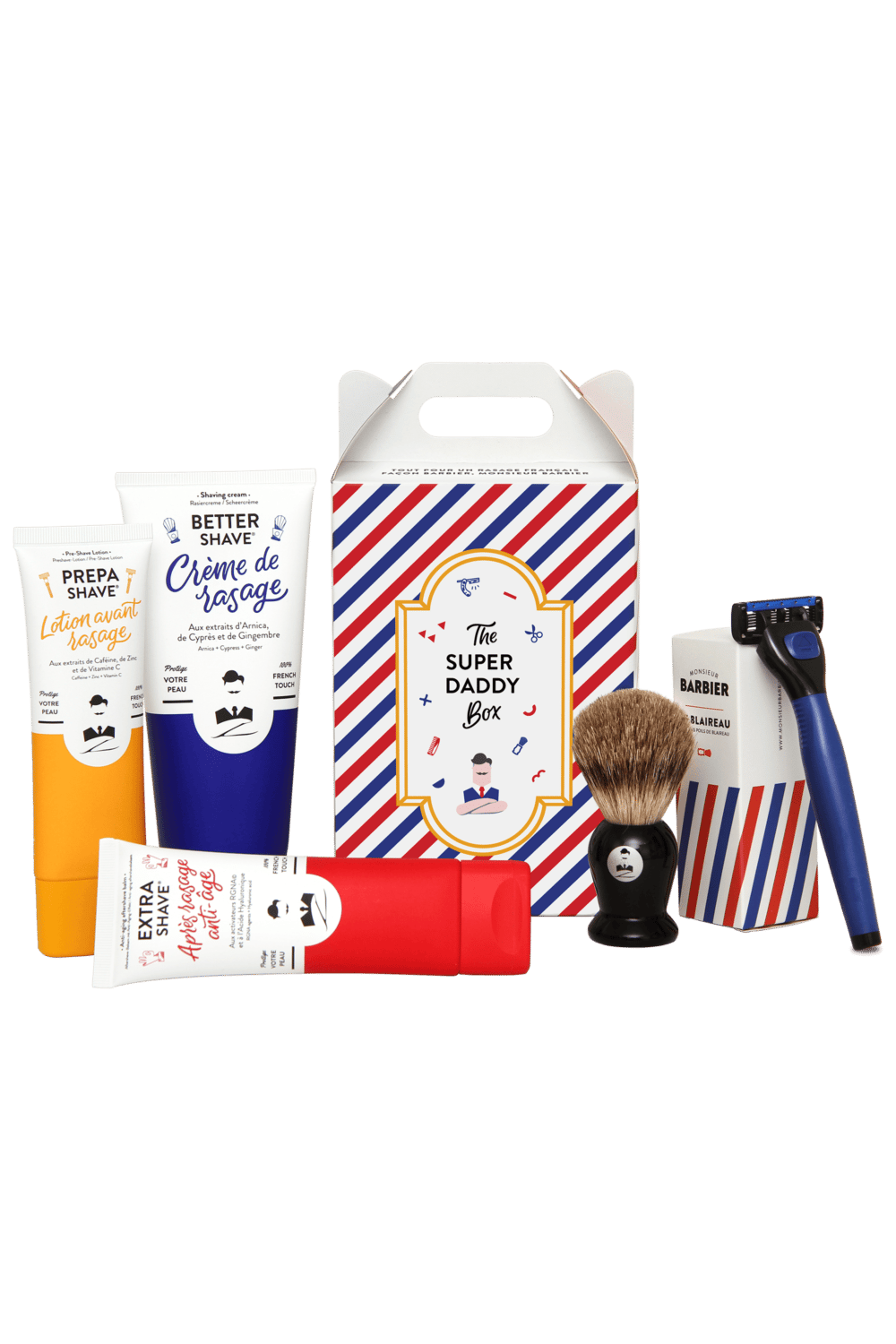 Monsieur Barbier - Coffret de rasage pour homme Super Daddy