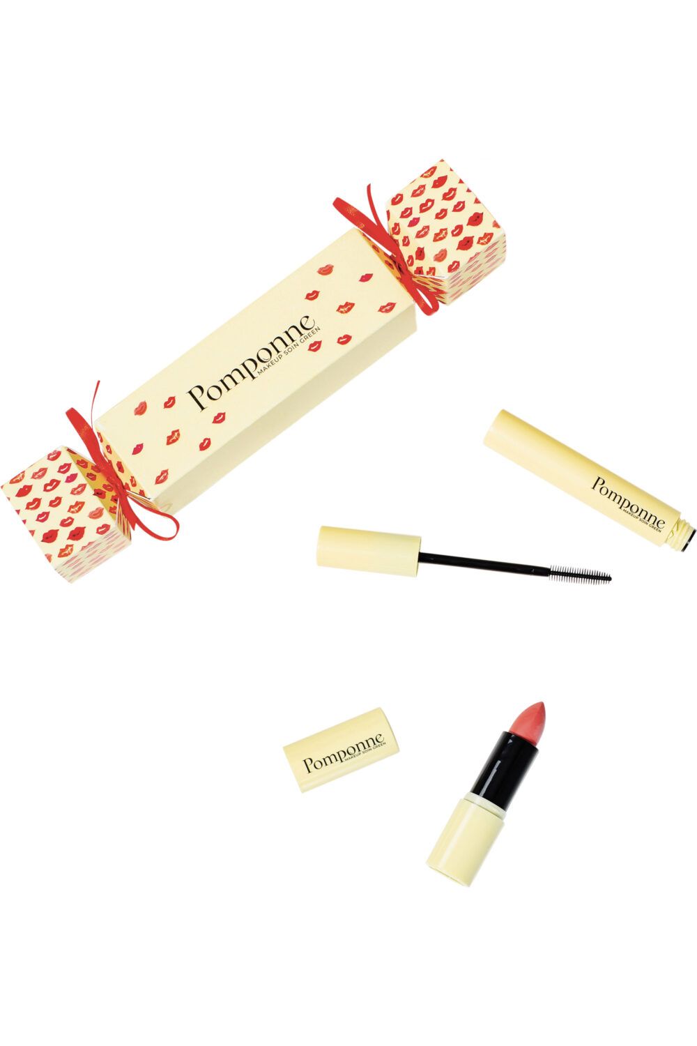 Pomponne - Cracker duo rouge à lèvres & mascara naturels Bois de rose