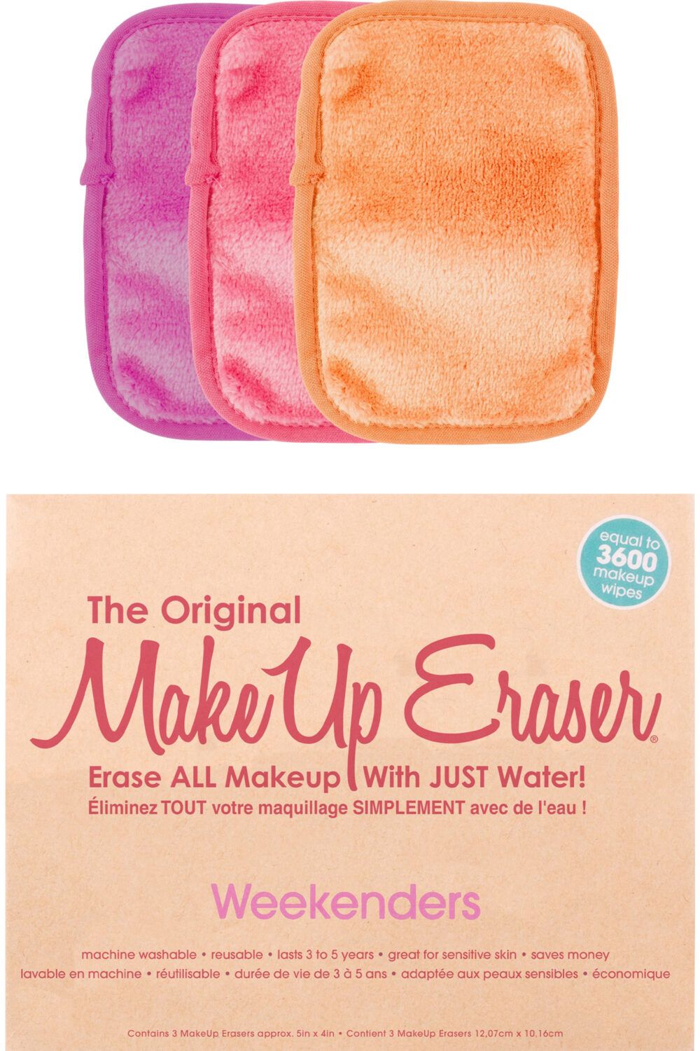 Makeup Eraser - Kit de démaquillage 3 jours Weekenders