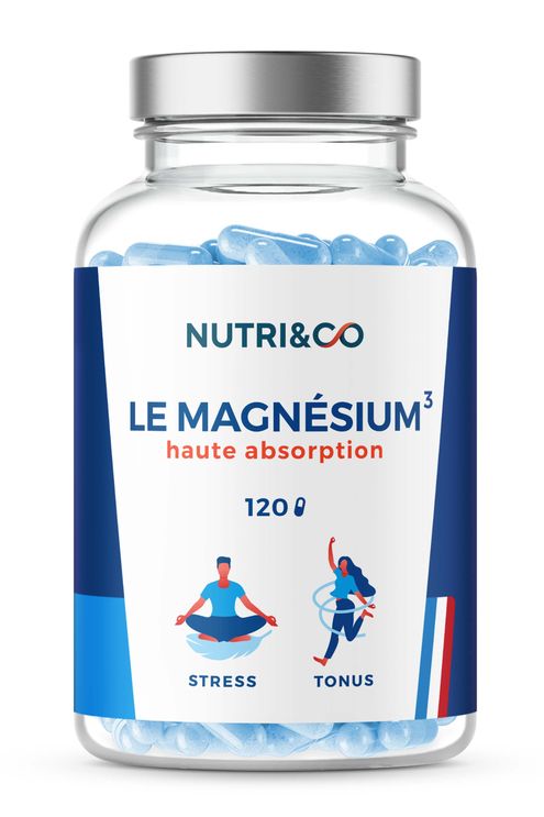 Complément alimentaire anti-fatigue & anti-stress Magnésium³