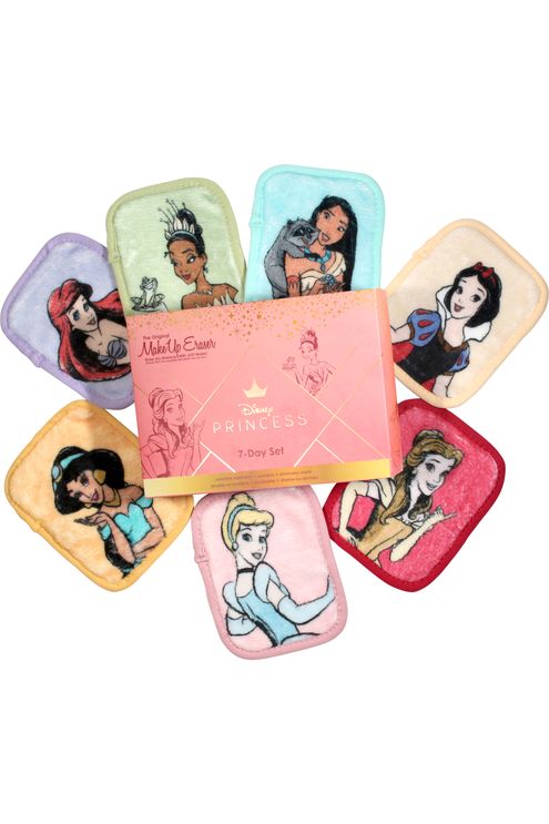 Kit de 7 mini serviettes démaquillantes réutilisables Princesses Disney