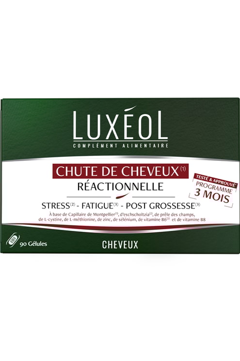 Compléments alimentaires chute de cheveux réactionnelle