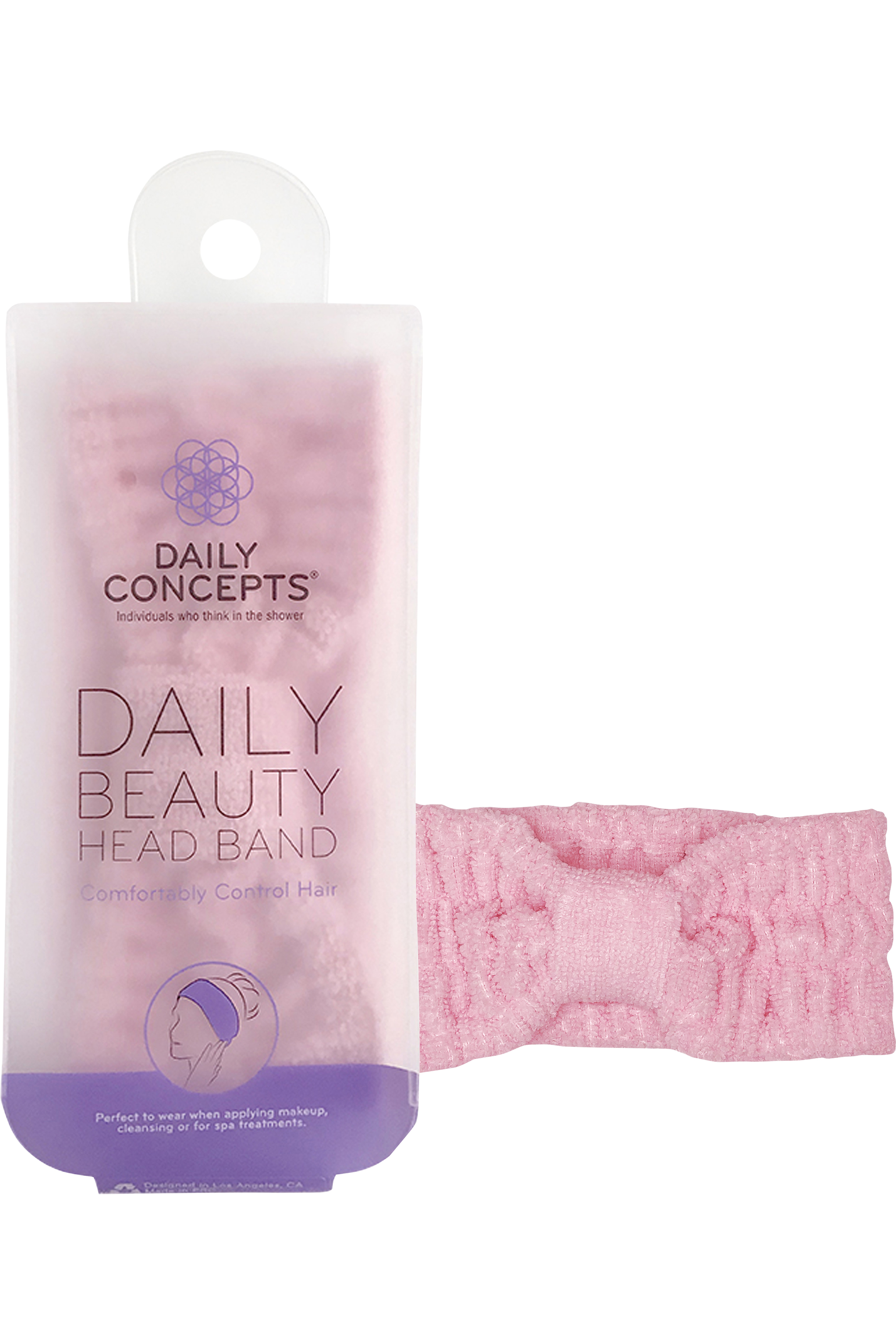 Bandeau visage rose