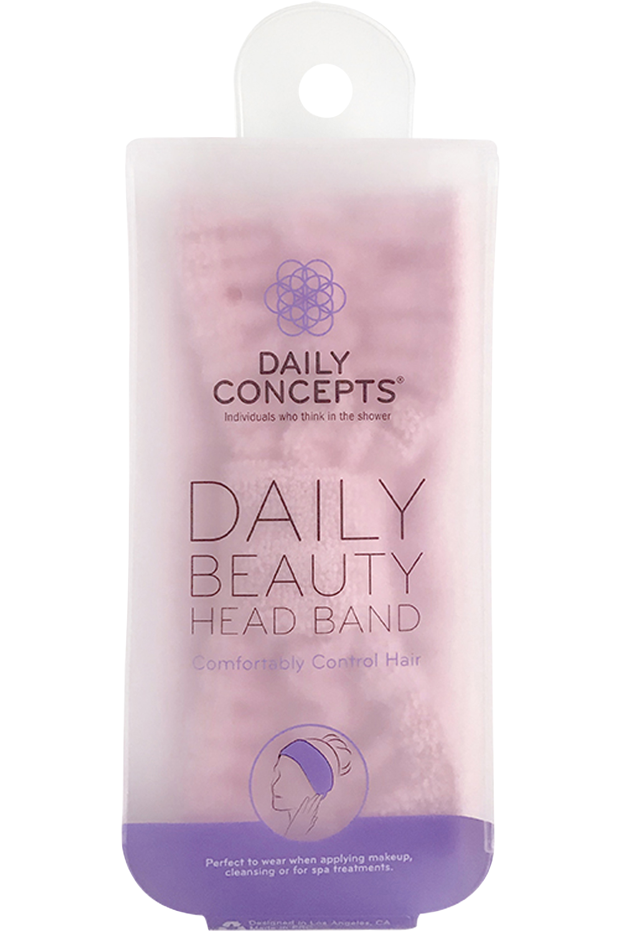 Bandeau visage rose