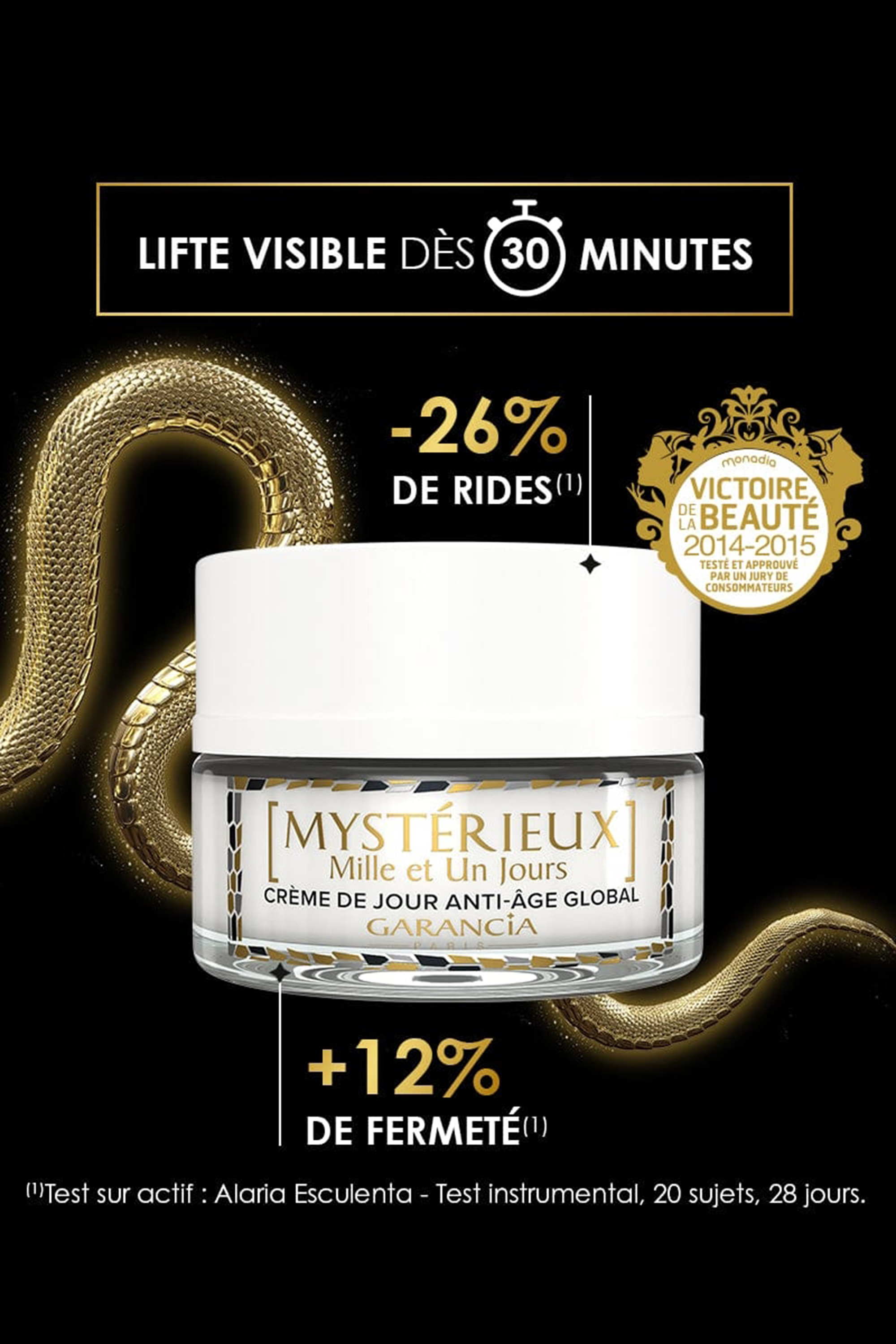 Crème jour anti-âge peaux normales à sèches Mystérieux Mille et Un Jours