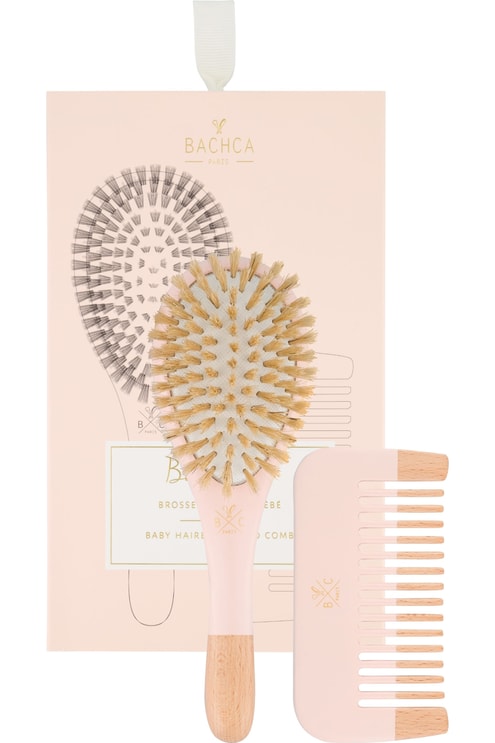 Bachca Kit Bebe Brosse Peigne Pink Blissim Bachca Kit Bebe Brosse Peigne Pink Blissim