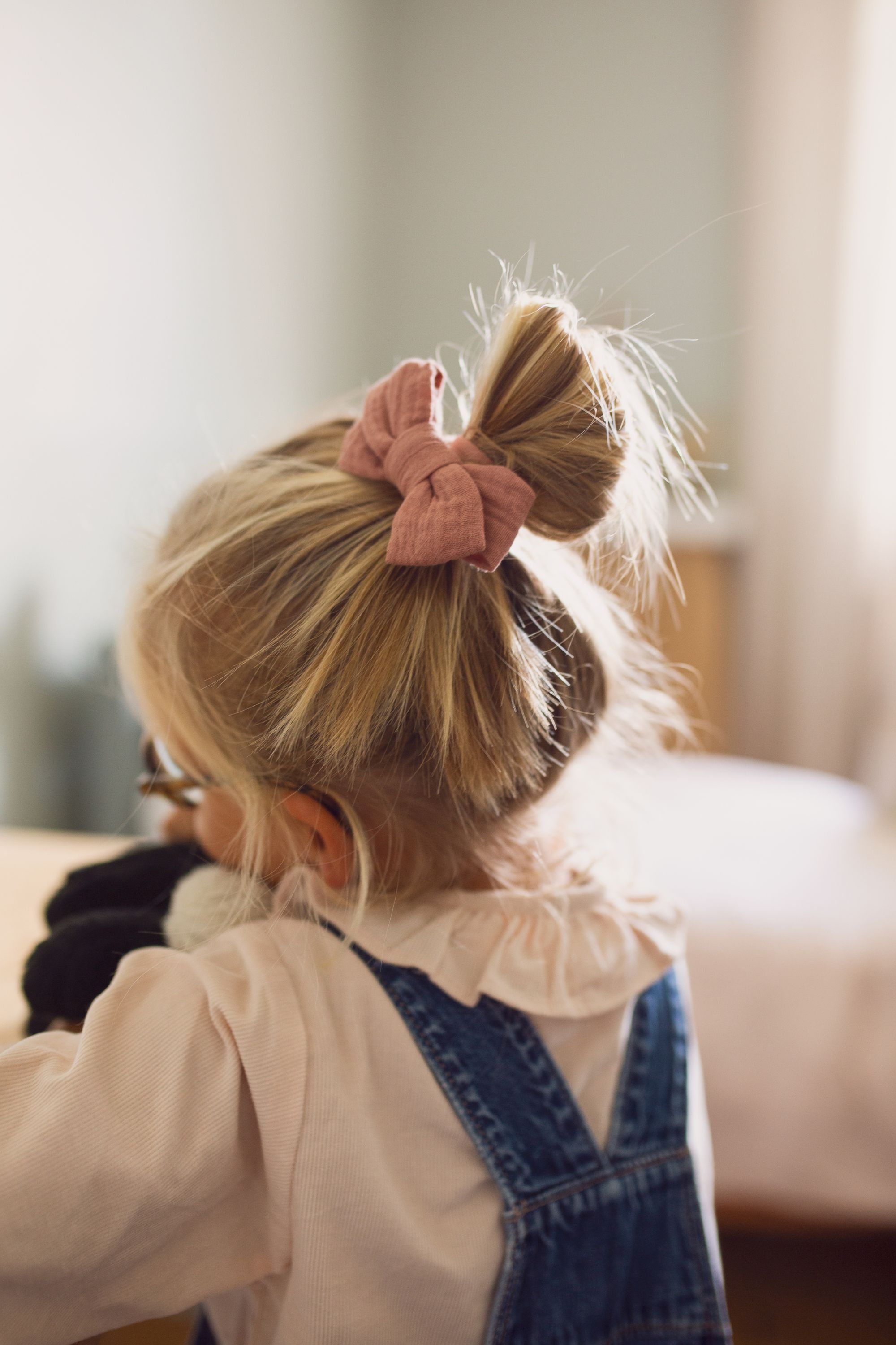 Lot de 2 élastiques à nœud en gaze de coton