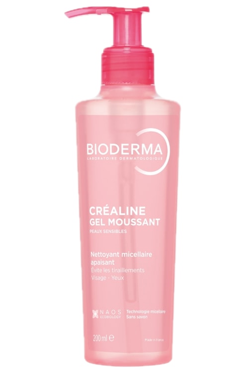 Gel moussant nettoyant apaisant micellaire Créaline