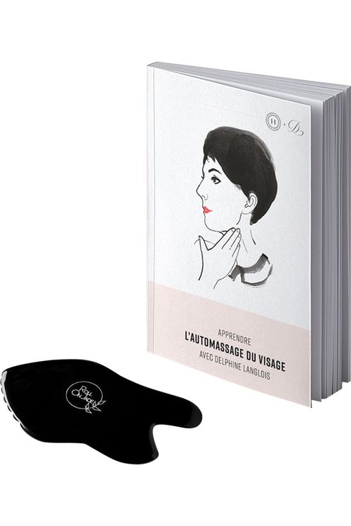 Pack auto massage Gua Sha Ultimate Lift x Livre Delphine Langlois